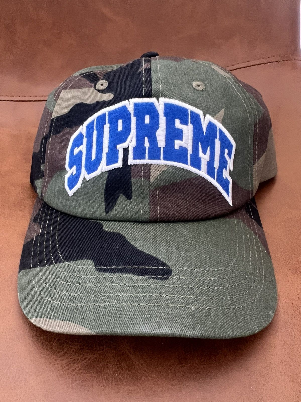 Supreme Supreme Woodland Camo Felt Arc 6-Panel Hat - NEW | Grailed
