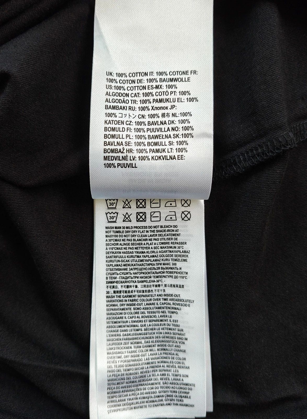 Diesel DIESEL Black T-Shirt With Logo Patch T 4116 Size US L / EU 52-54 / 3 - 7 Thumbnail