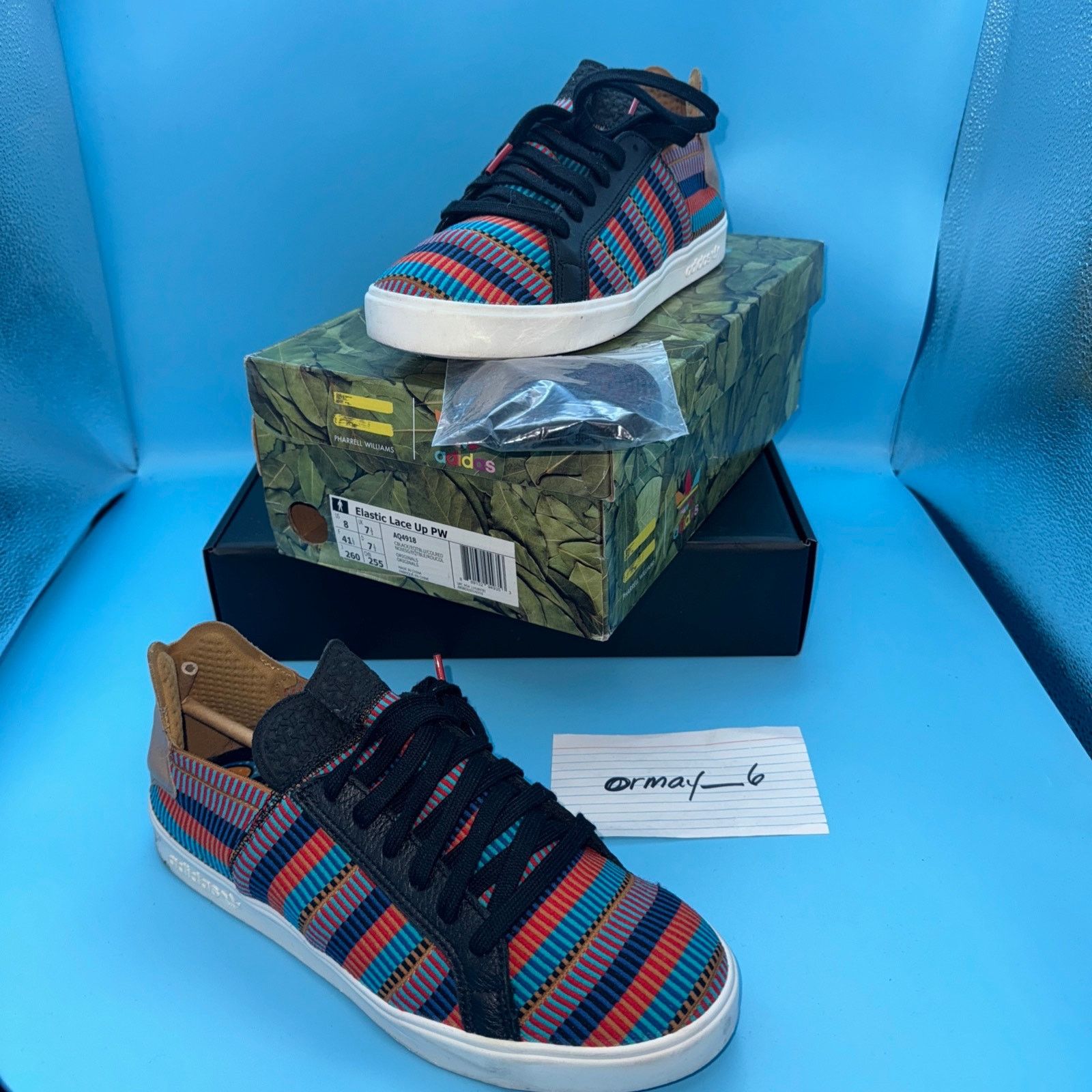Adidas × Pharrell adidas Pharrell x Elastic Lace Up "Pink Beach" m8 w9.5 Size US 8 / EU 41 - 1 Thumbnail