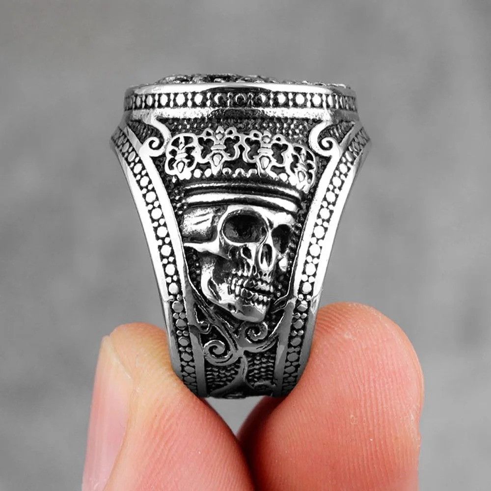 Japanese Brand Retro Medusa Ring Size ONE SIZE - 3 Thumbnail
