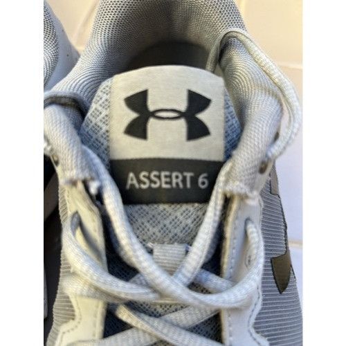 Under Armour Size 9.5 - Under Armour Micro G Assert 6 Gray Men - 1266224- Size US 9.5 / EU 42-43 - 2 Thumbnail