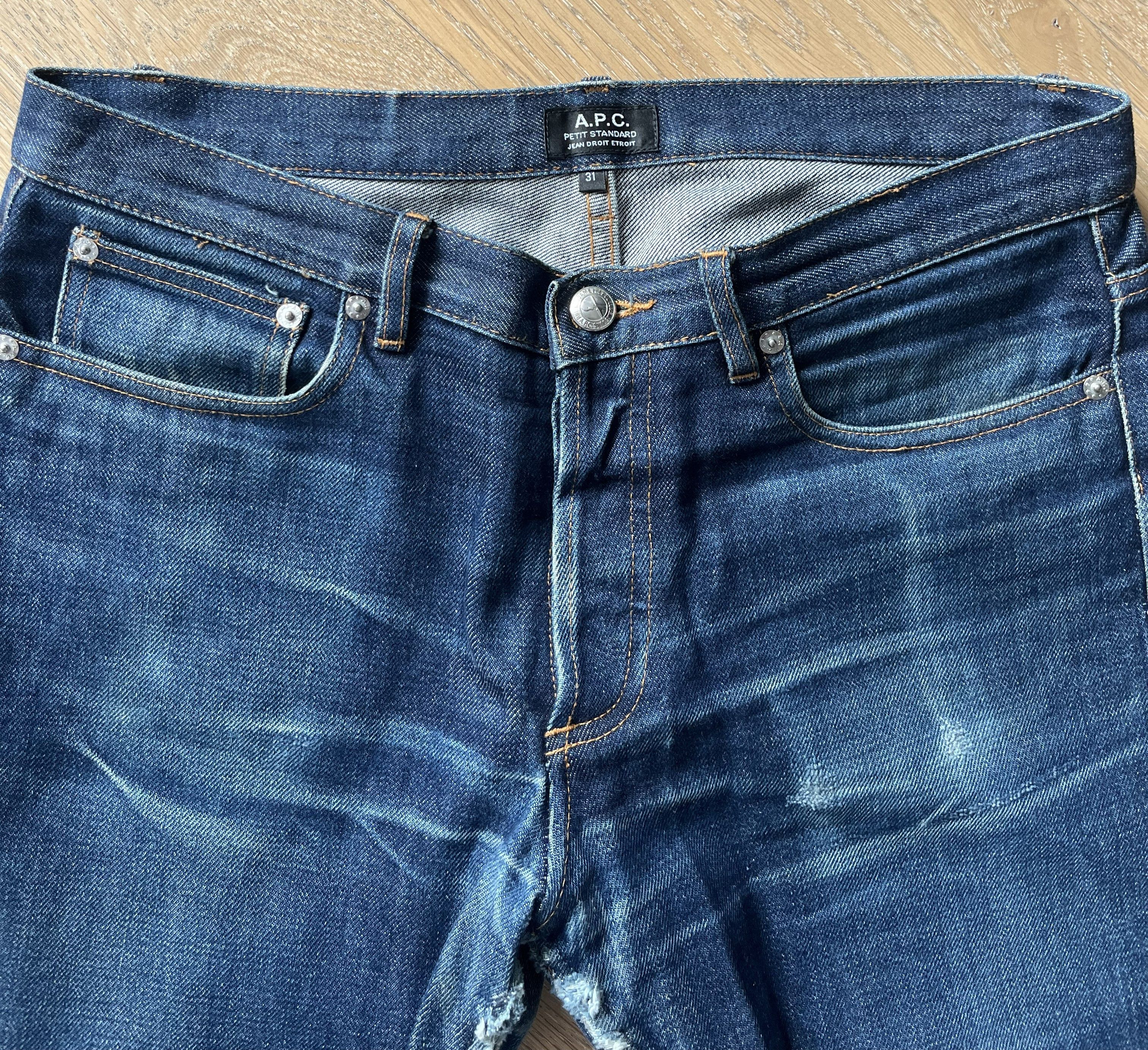 A.P.C. Petit Standard Selvedge Jeans Size US 31 - 4 Thumbnail