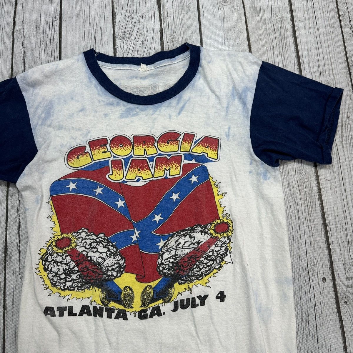 Band Tees Vintage Georgia Jam 1980 tee Size US L / EU 52-54 / 3 - 3 Thumbnail