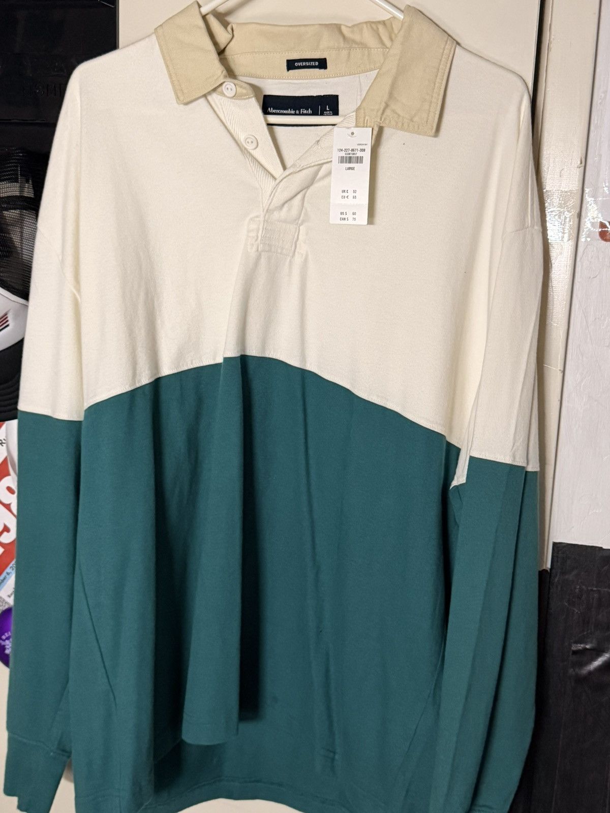 Abercrombie & Fitch Abercrombie & Fitch Oversized Rugby Shirt New With Tag Large Size US L / EU 52-54 / 3 - 1 Thumbnail