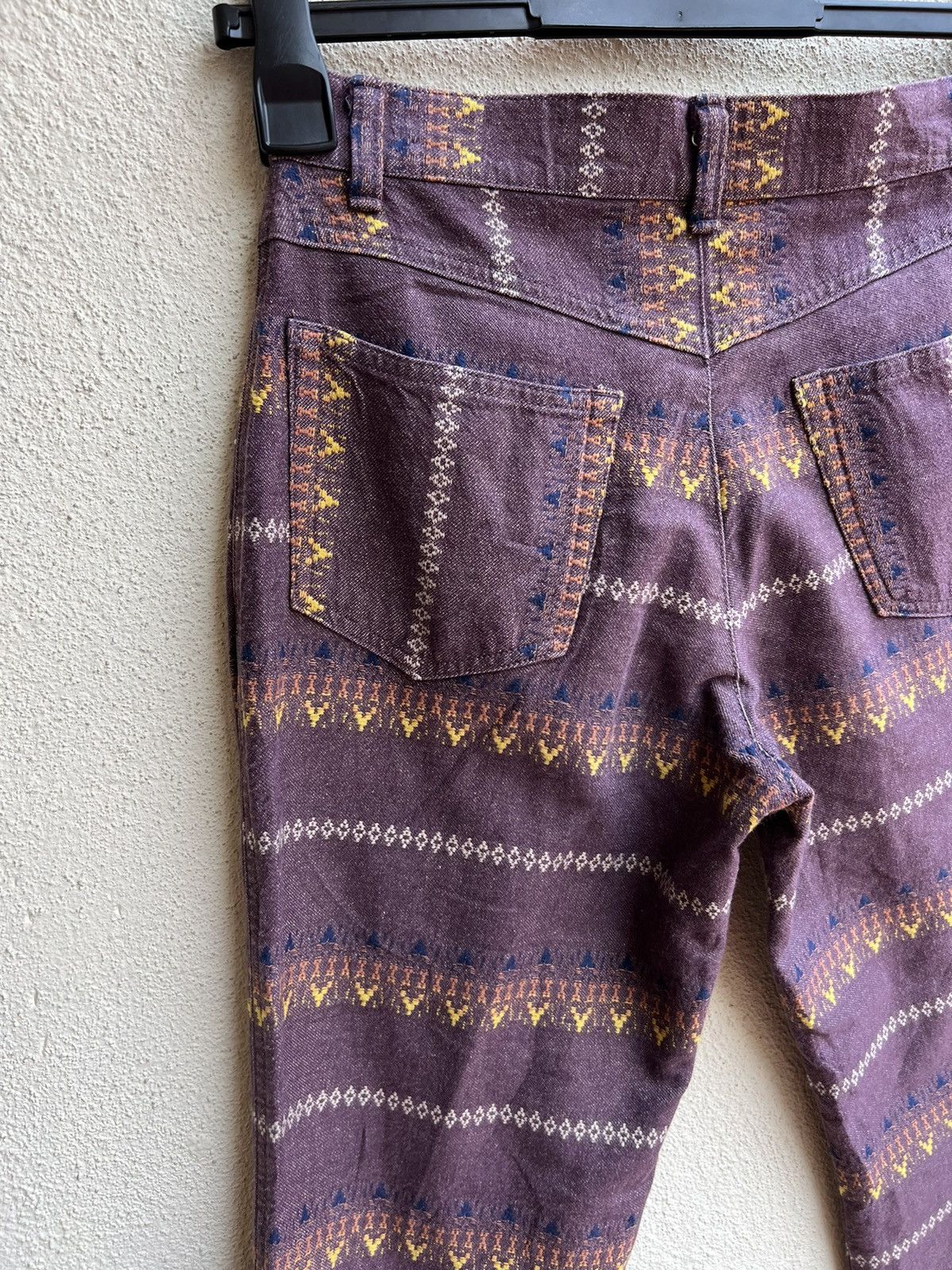 Hysteric Glamour Vintage 90s El Flamingo Japan Psychedelic Bootcut Pant Size US 28 / EU 44 - 15 Thumbnail