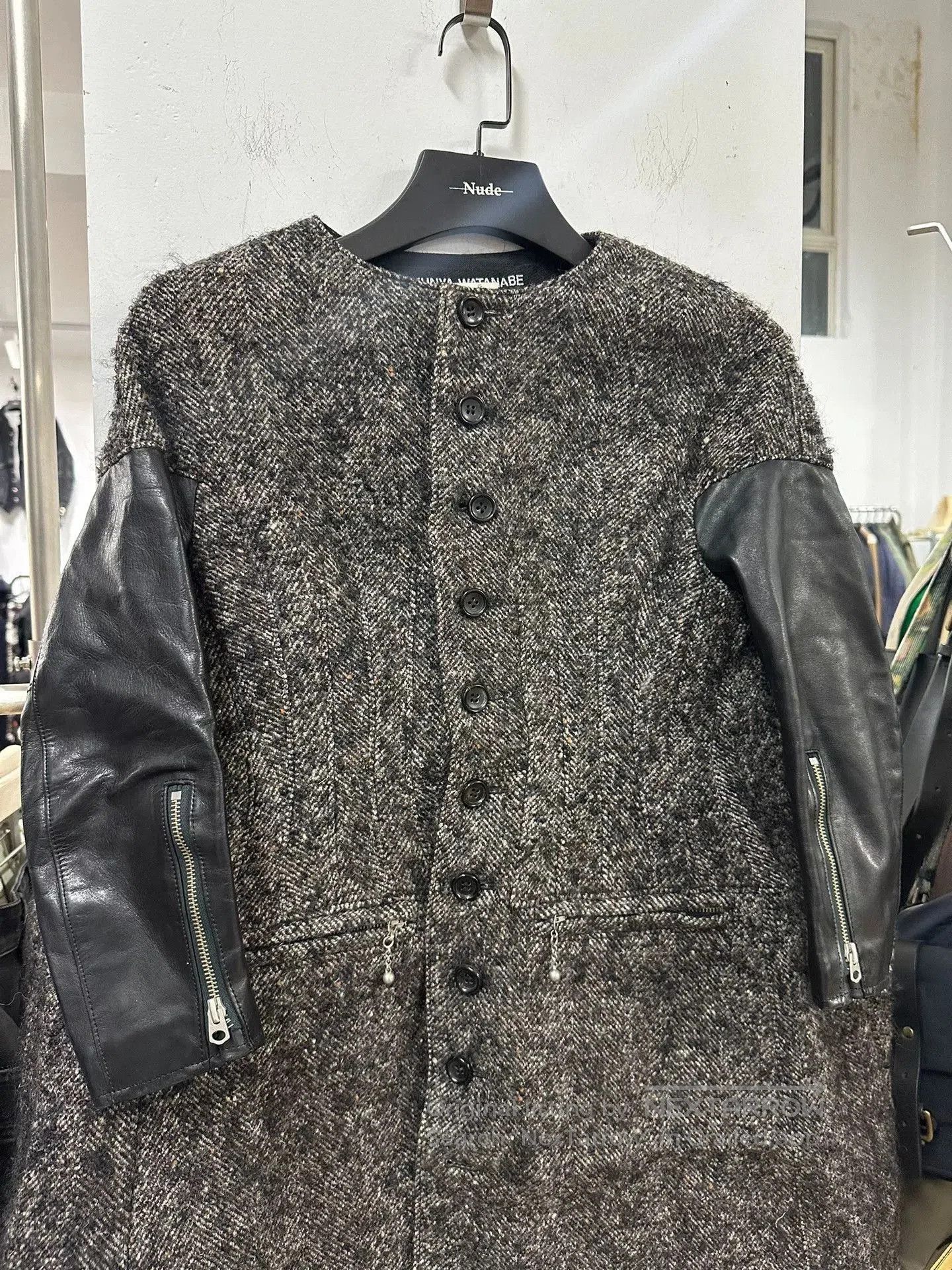 Junya Watanabe Junya Watanabe Mixed Fabric Coat. Size US S / EU 44-46 / 1 - 2 Thumbnail