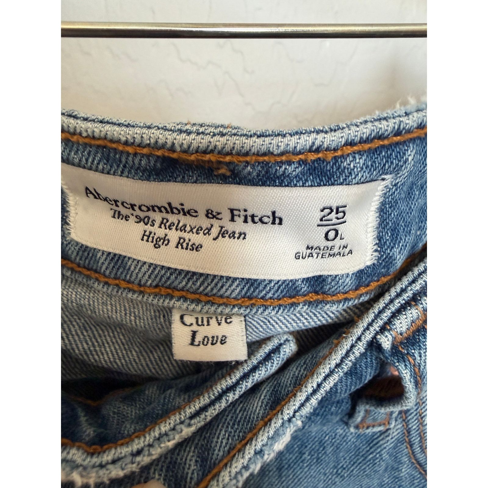 Abercrombie & Fitch Abercrombie & Fitch | High Rise 90s Relaxed Jean- 25/O Long Size 25" / US 0 / IT 36 - 3 Thumbnail
