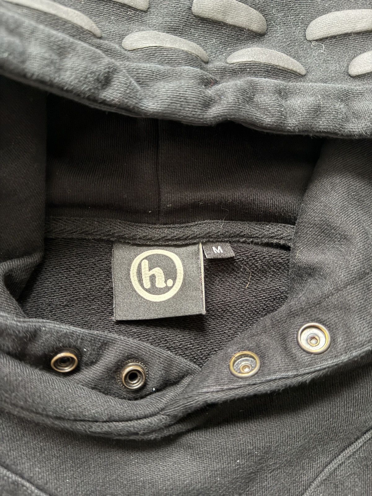 HIDDEN Hidden NY Hoodie Mens M Black Tactical Panel Graphic Sweater Size US M / EU 48-50 / 2 - 9 Thumbnail