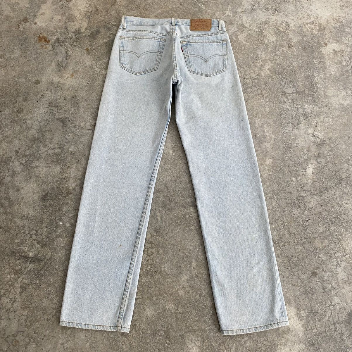 Levi's Size 31x32 Vintage 1995 Levis 501 Light Blue Denim Jeans Size US 31 - 9 Thumbnail