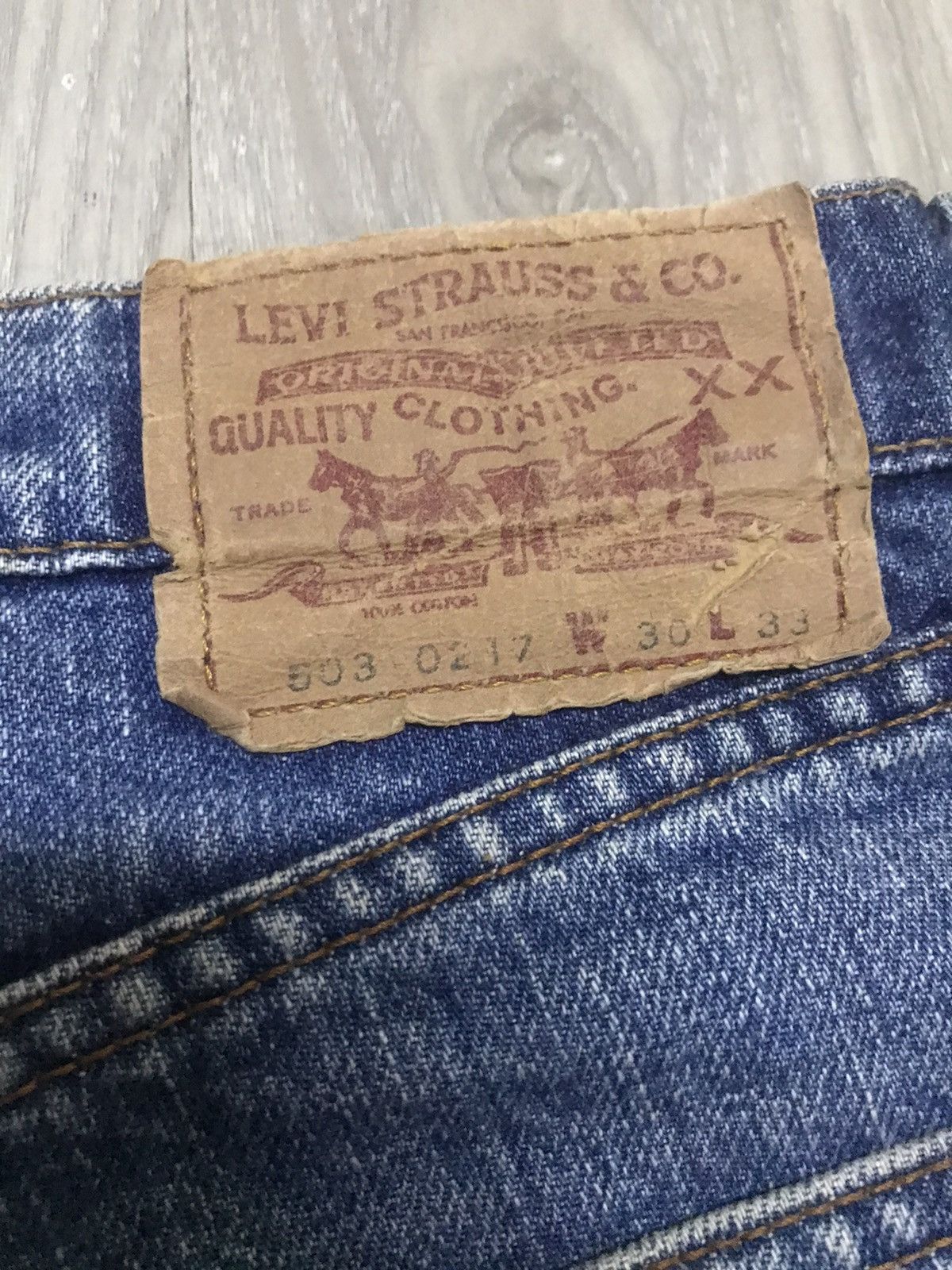 Levi's Vintage Levis 503 Jeans Size US 30 / EU 46 - 13 Thumbnail