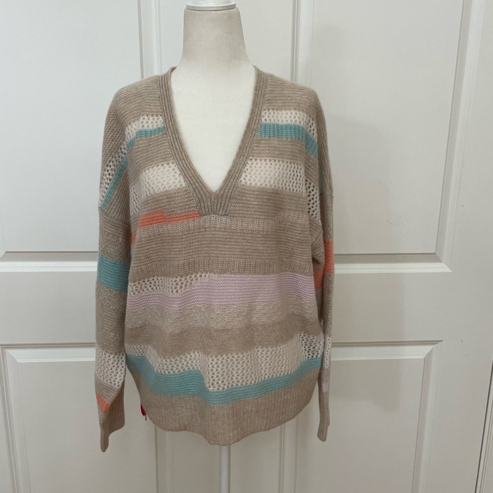 360Cashmere Rare Multiple Stripes Cashmere Sweater from 360 Cashmere Size XS / US 0-2 / IT 36-38 - 1 Thumbnail