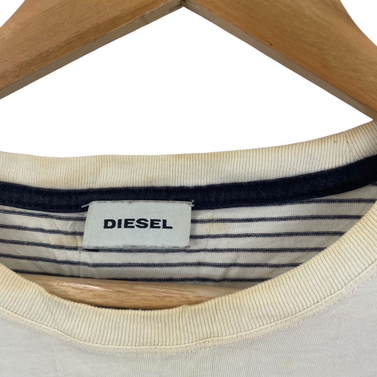 Diesel DIESEL ITALY Superior Cosmic Noize Trashed Tee Shirt Top Size S / US 4 / IT 40 - 6 Thumbnail