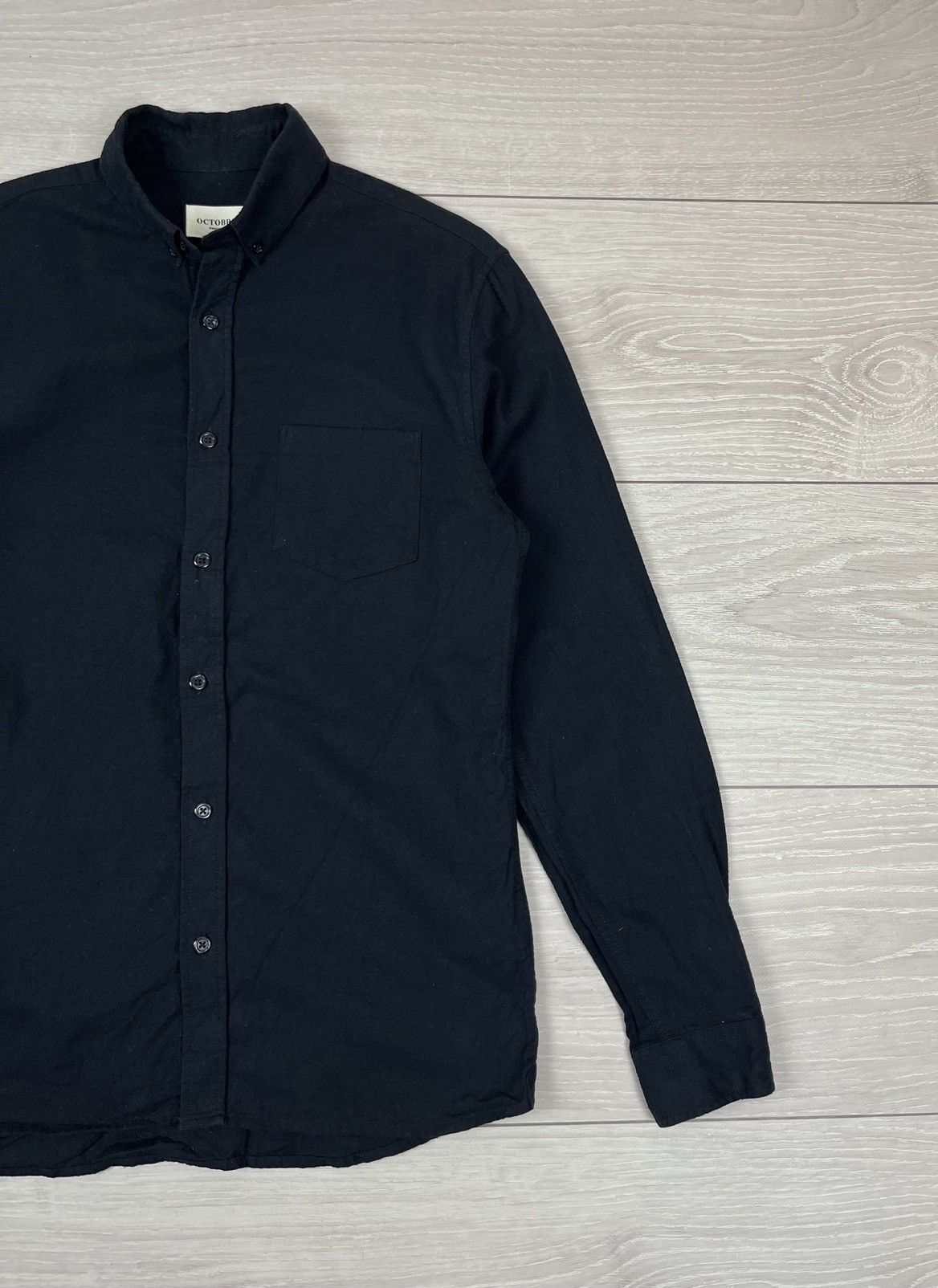 Other Octobre Editions Blue Navy Cotton Button Shirt Size US S / EU 44-46 / 1 - 3 Thumbnail