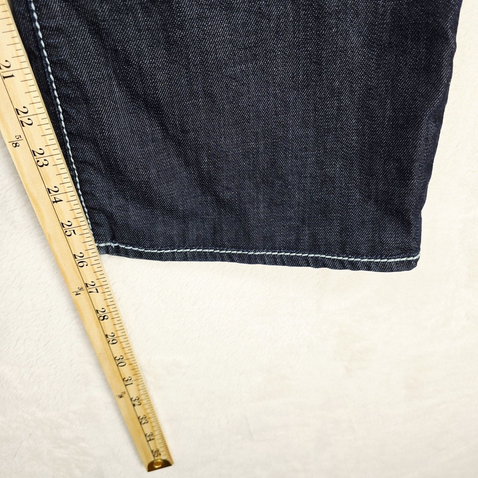 Other BKE Denim Tyler Straight Leg Blue Jeans 33R 33x26 Whiskers Size US 33 - 14 Thumbnail