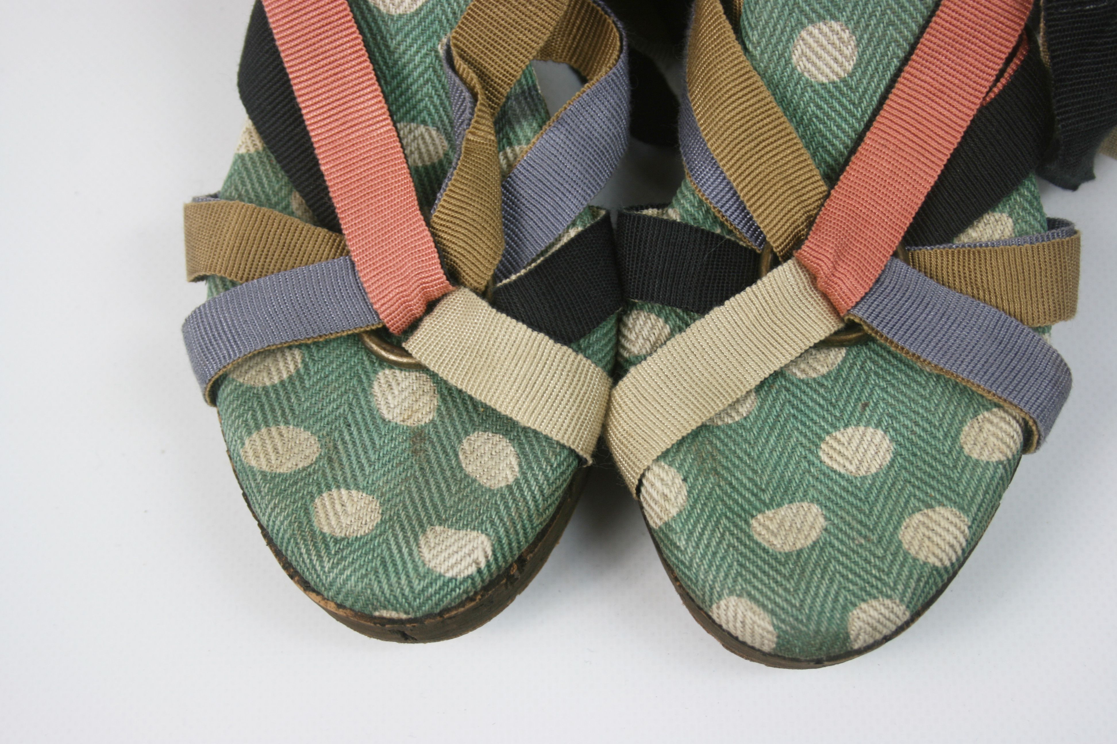 Fiorentini + Baker Ankle Straps Wedge Sandals Size US 7 / IT 37 - 5 Thumbnail