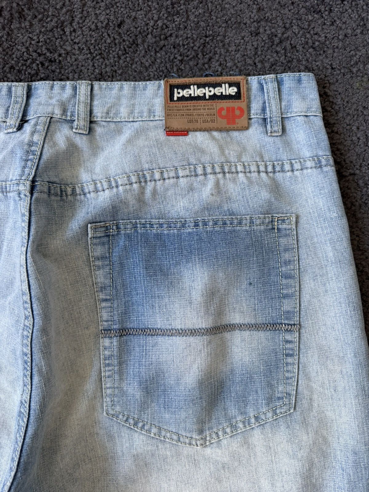 Pelle Pelle Pelle pelle gross fit vintage denim pants Size US 42 / EU 58 - 7 Thumbnail