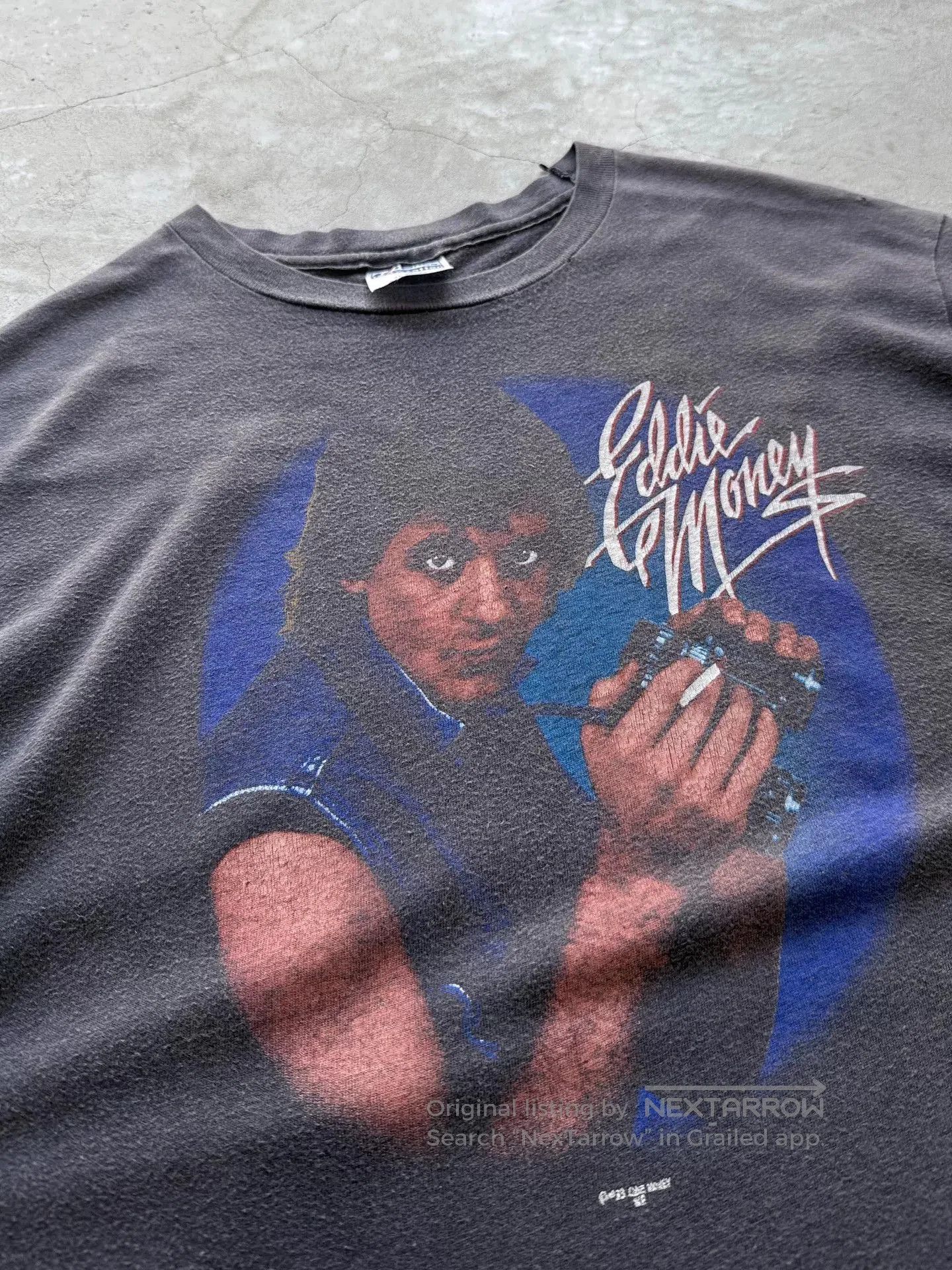 Vintage Vintage 80s Eddie Money Party Tour Tee. Size US XL / EU 56 / 4 - 3 Thumbnail