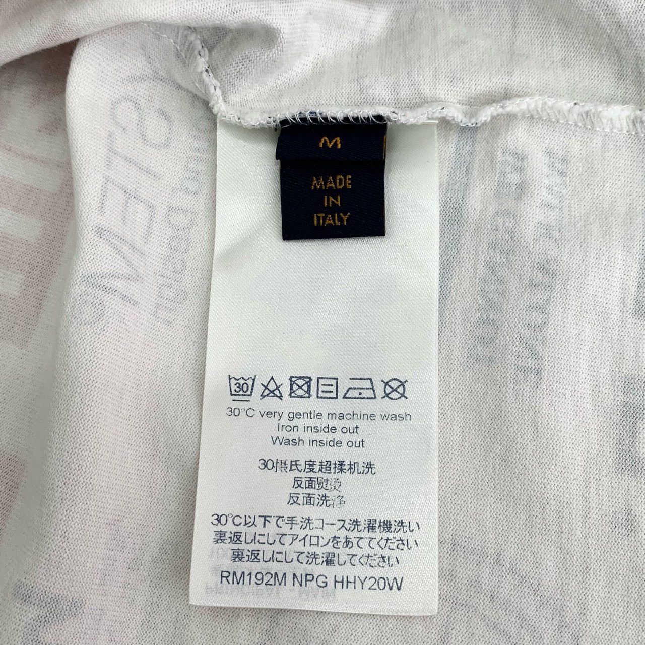Louis Vuitton Louis Vuitton Logo Letter Print White Short-Sleeve T-Shirt Size US M / EU 48-50 / 2 - 6 Thumbnail
