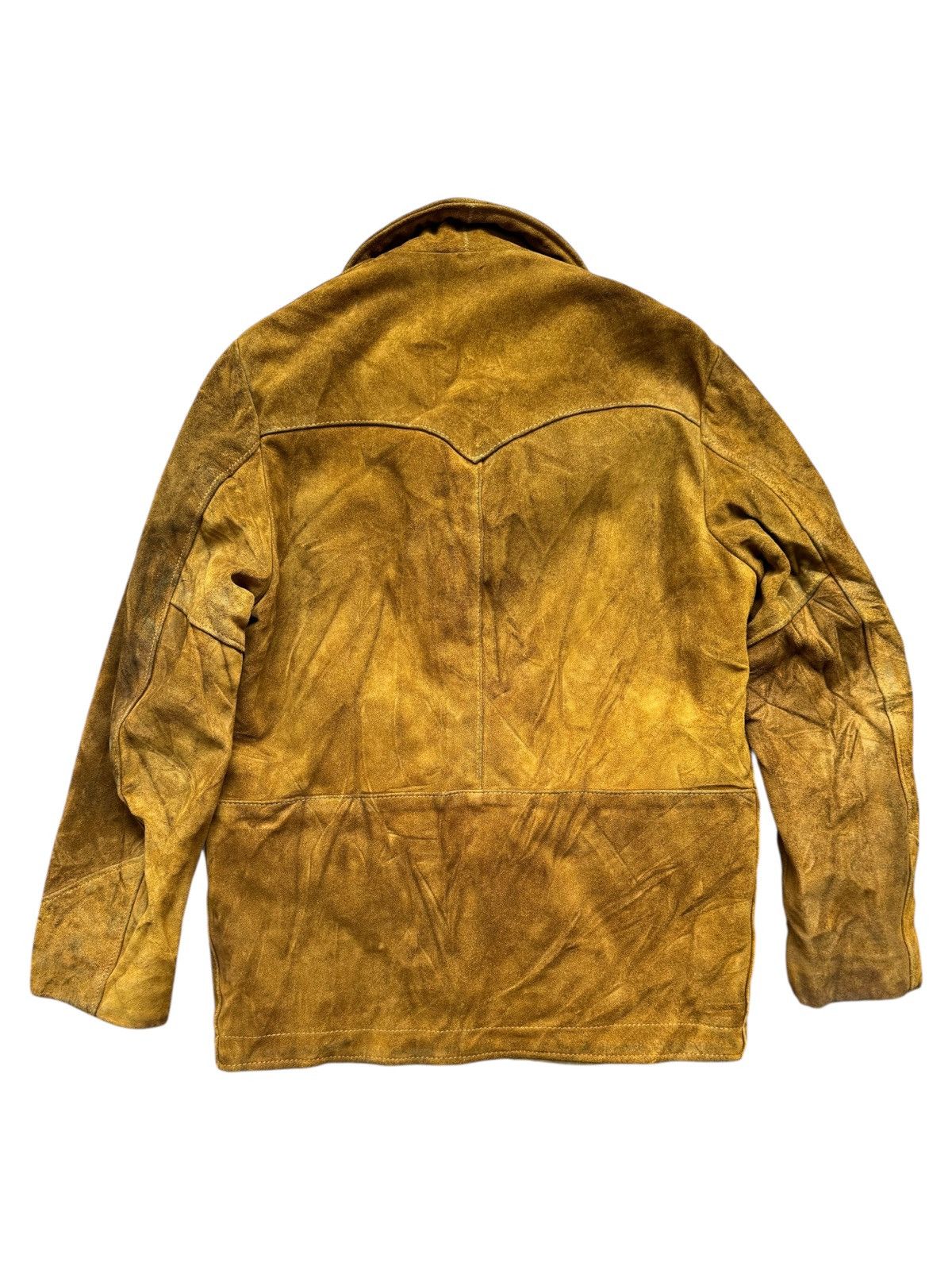 Schott VERY RARE VINTAGE JACKET LEATHER SUEDE WESTERN BY SCHOTT Size US M / EU 48-50 / 2 - 2 Thumbnail