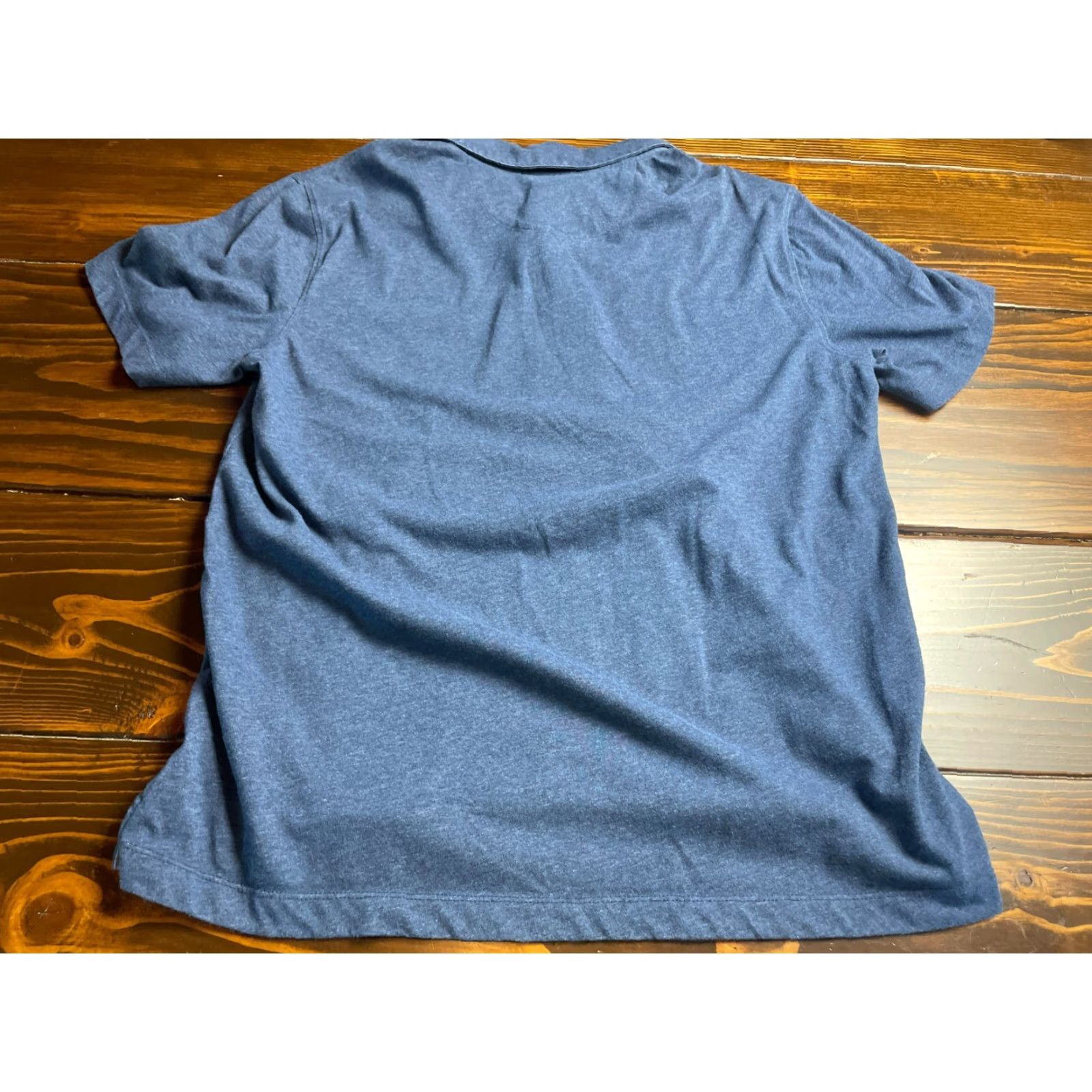 Van Heusen VAN HEUSEN Shirt Mens Size Large Blue Classic Fit Short Sleeve Polo Size US L / EU 52-54 / 3 - 2 Thumbnail
