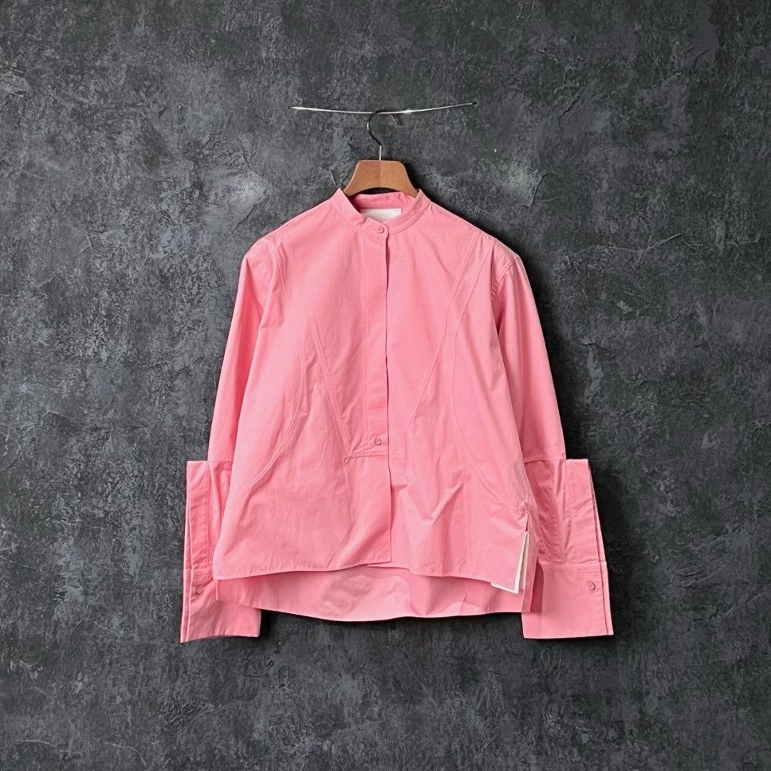 Jil Sander Jil Sander Cotton Pink Button Up M Women Size M / US 6-8 / IT 42-44 - 1 Thumbnail