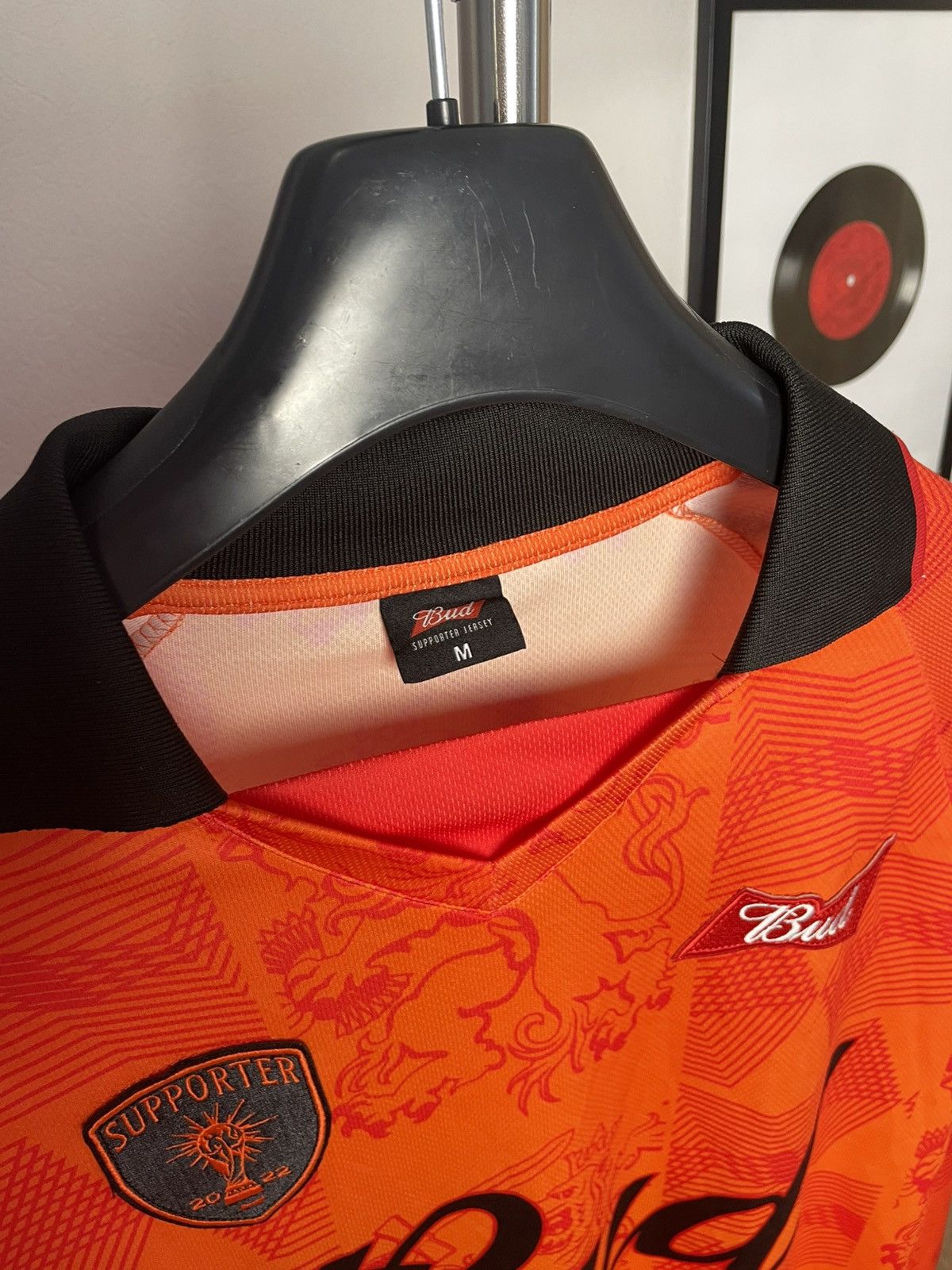 Band Tees Bud Supporter Netherlands 22s SoccerJersey M Size US M / EU 48-50 / 2 - 6 Thumbnail