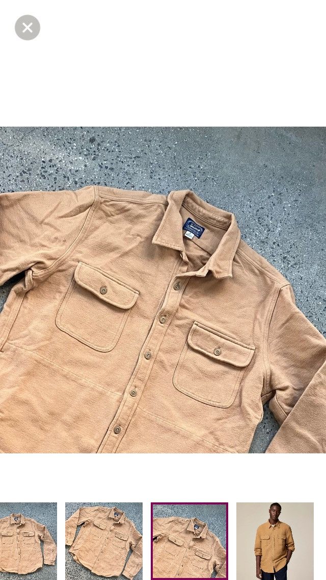 J.Crew J Crew Heavyweight Chamois Workshirt Large Size US L / EU 52-54 / 3 - 13 Thumbnail