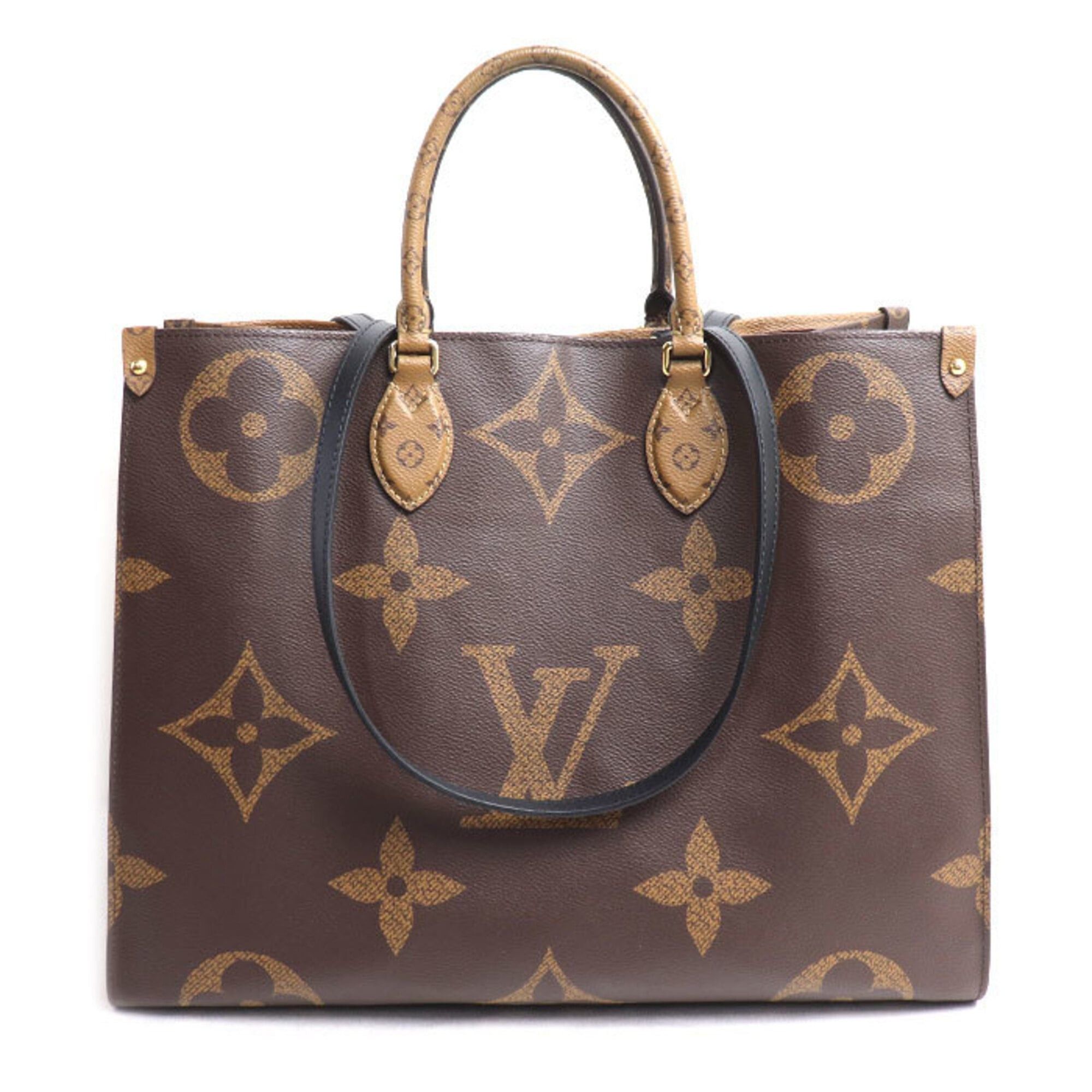Louis Vuitton LOUIS VUITTON OnTheGo GM Tote Bag, Monogram Giant Reverse, Brown, M45320, Men's & Women's Size ONE SIZE - 1 Thumbnail