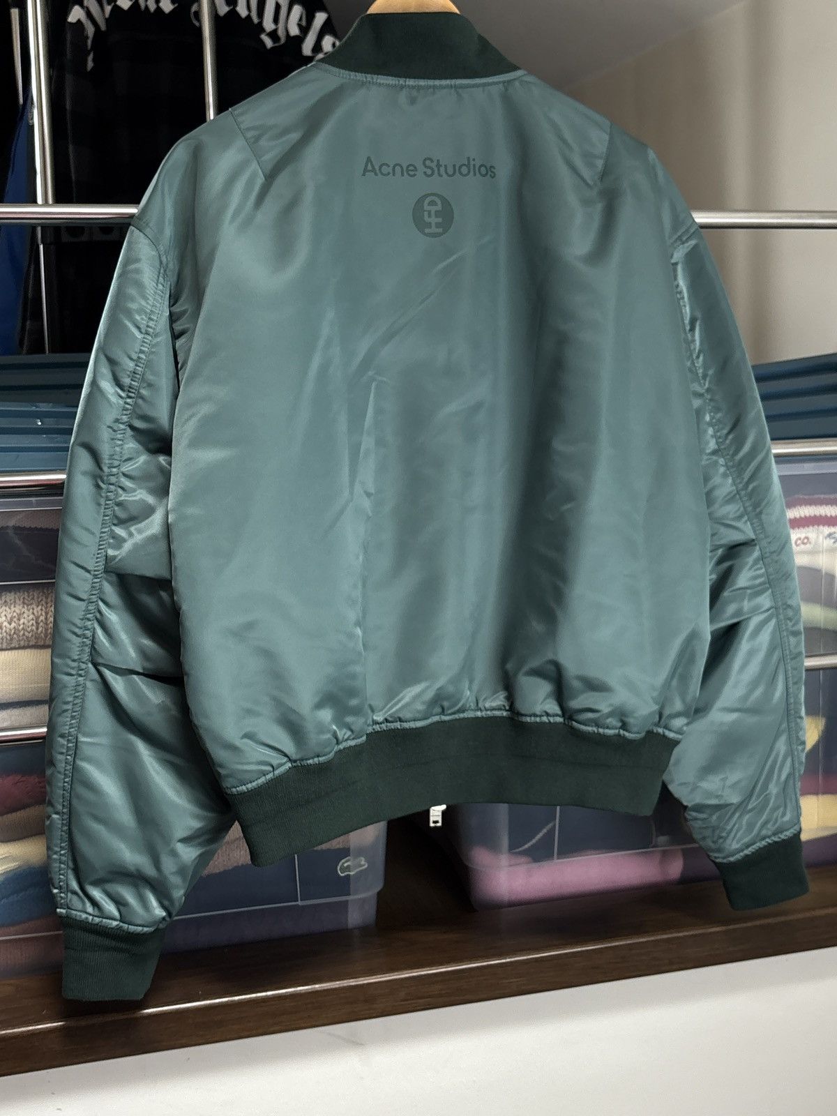 Acne Studios Acne Studios x HFD Rare Boxy Bomber Jacket Grail Designer Size US S / EU 44-46 / 1 - 7 Thumbnail