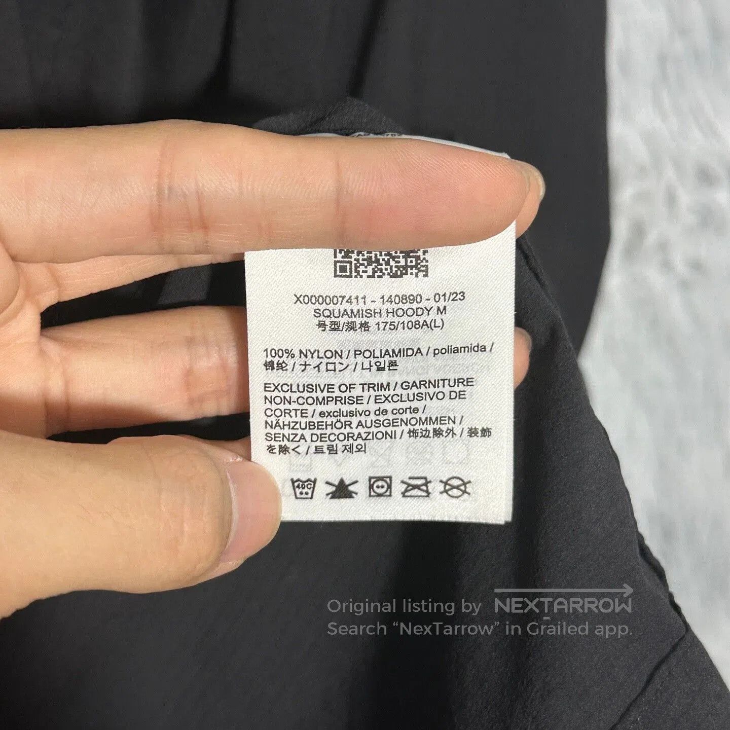 Arc'teryx Arcteryx Squamish Hoody Black Hooded Jacket. Size US L / EU 52-54 / 3 - 6 Thumbnail
