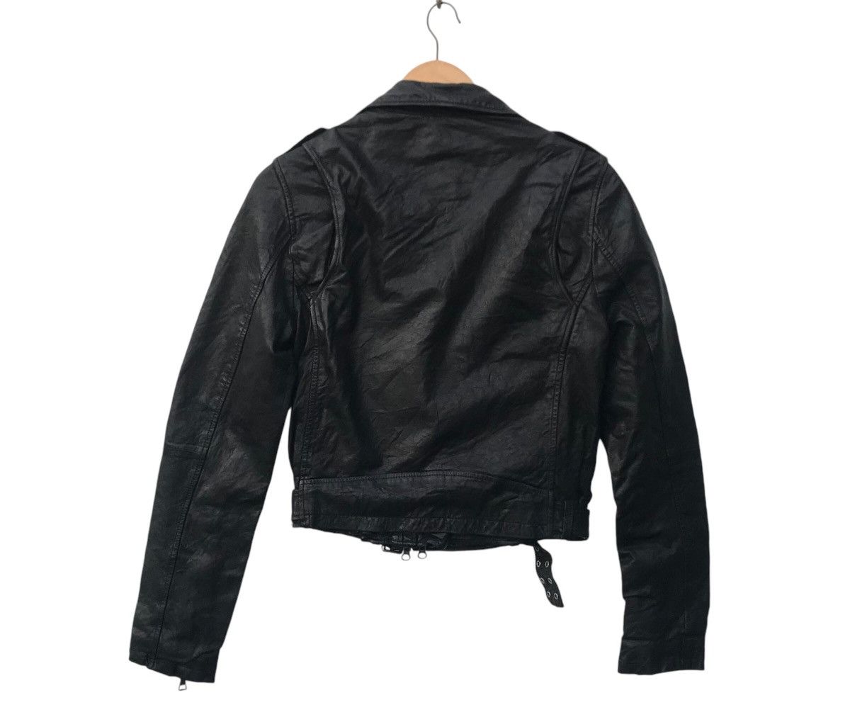 Vintage Vintage Sheepskin Double Collar Bikers Rockabilly Jacket Size US S / EU 44-46 / 1 - 7 Thumbnail