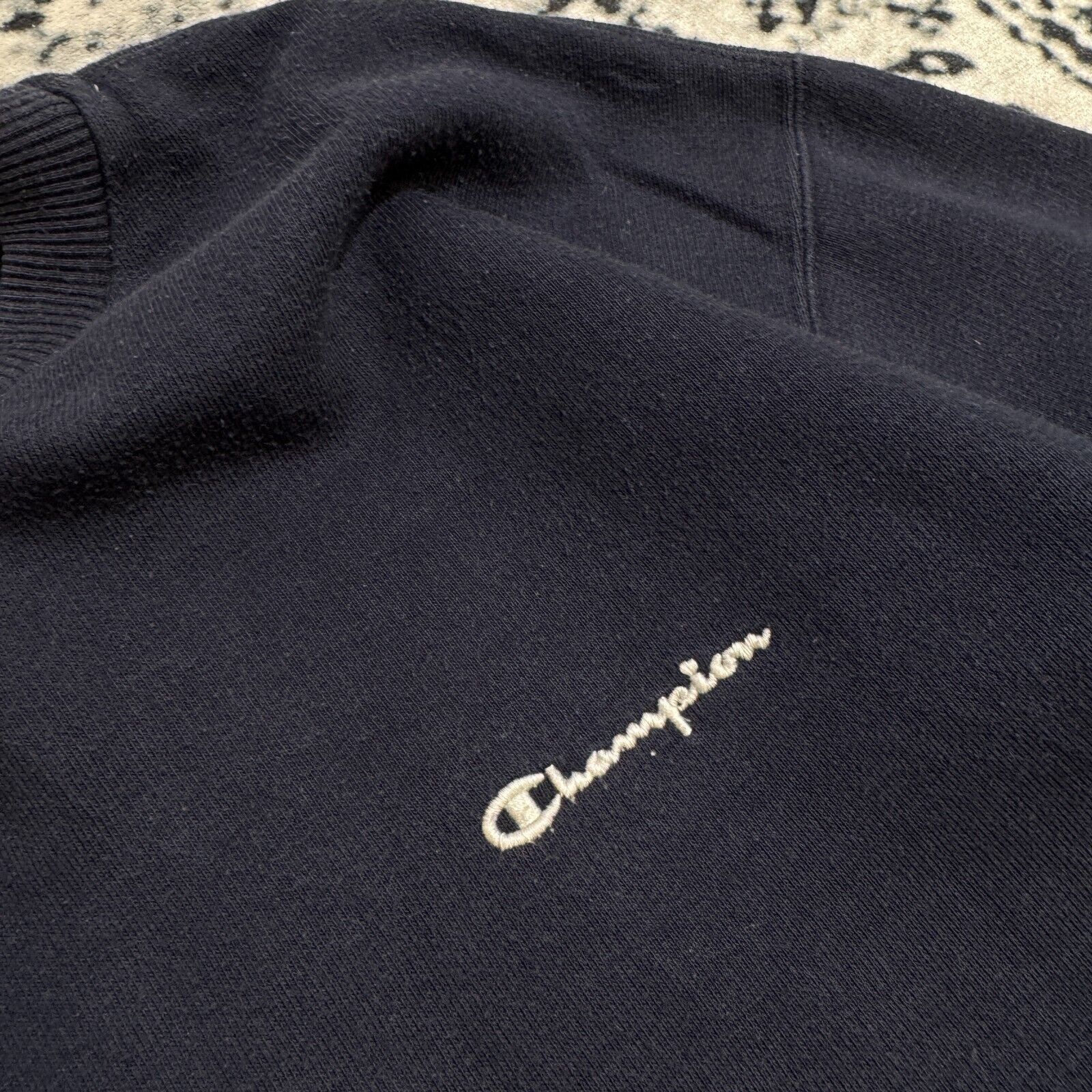 Champion × Vintage Vintage Champion Unisex Navy Blue Cotton Crewneck Size XL Size US XL / EU 56 / 4 - 8 Thumbnail