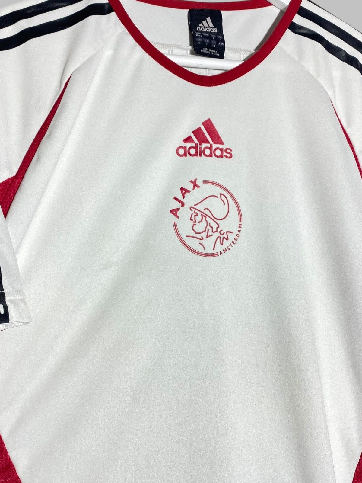 Vintage Vtg Adidas Ajax Amsterdam 2006/07 Training Jersey Formotion Size US L / EU 52-54 / 3 - 3 Thumbnail