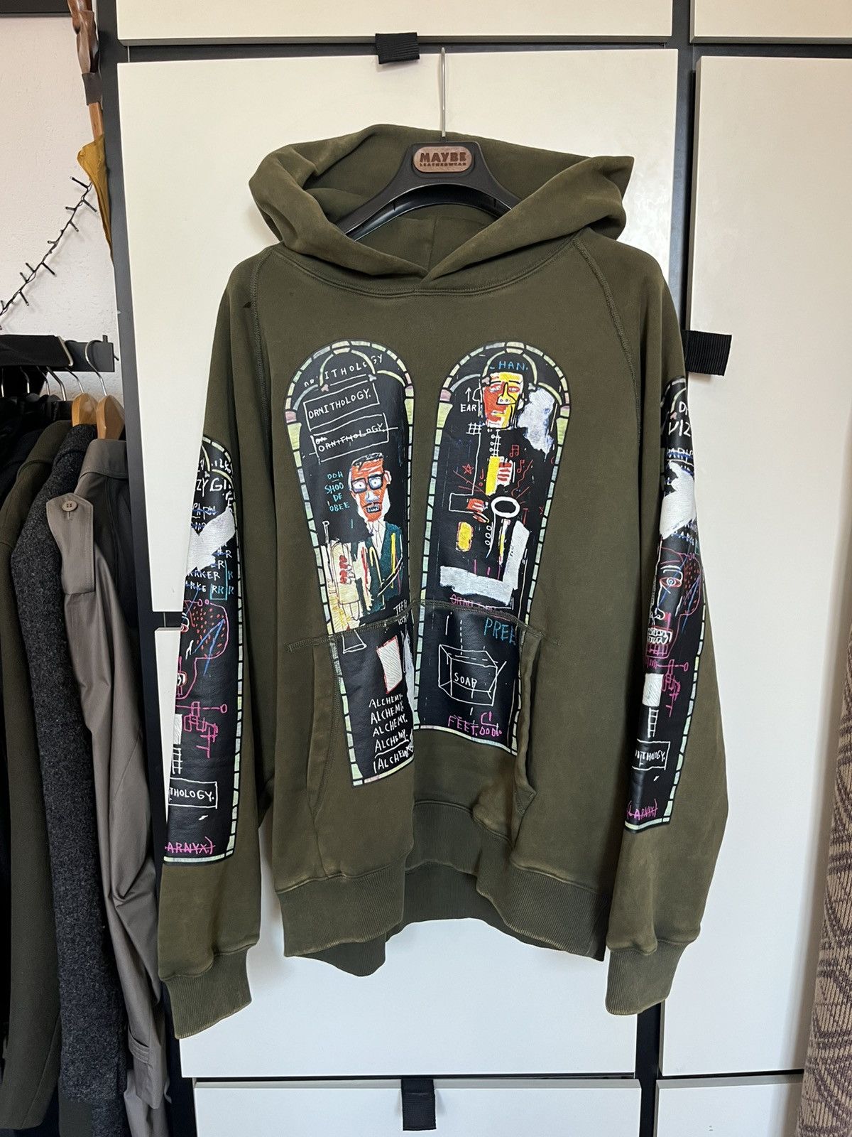 Ev Bravado × Jean-Michel Basquiat × Vintage Jean-Michel Basquiat x Who Decides War Hoodie Size US M / EU 48-50 / 2 - 1 Thumbnail
