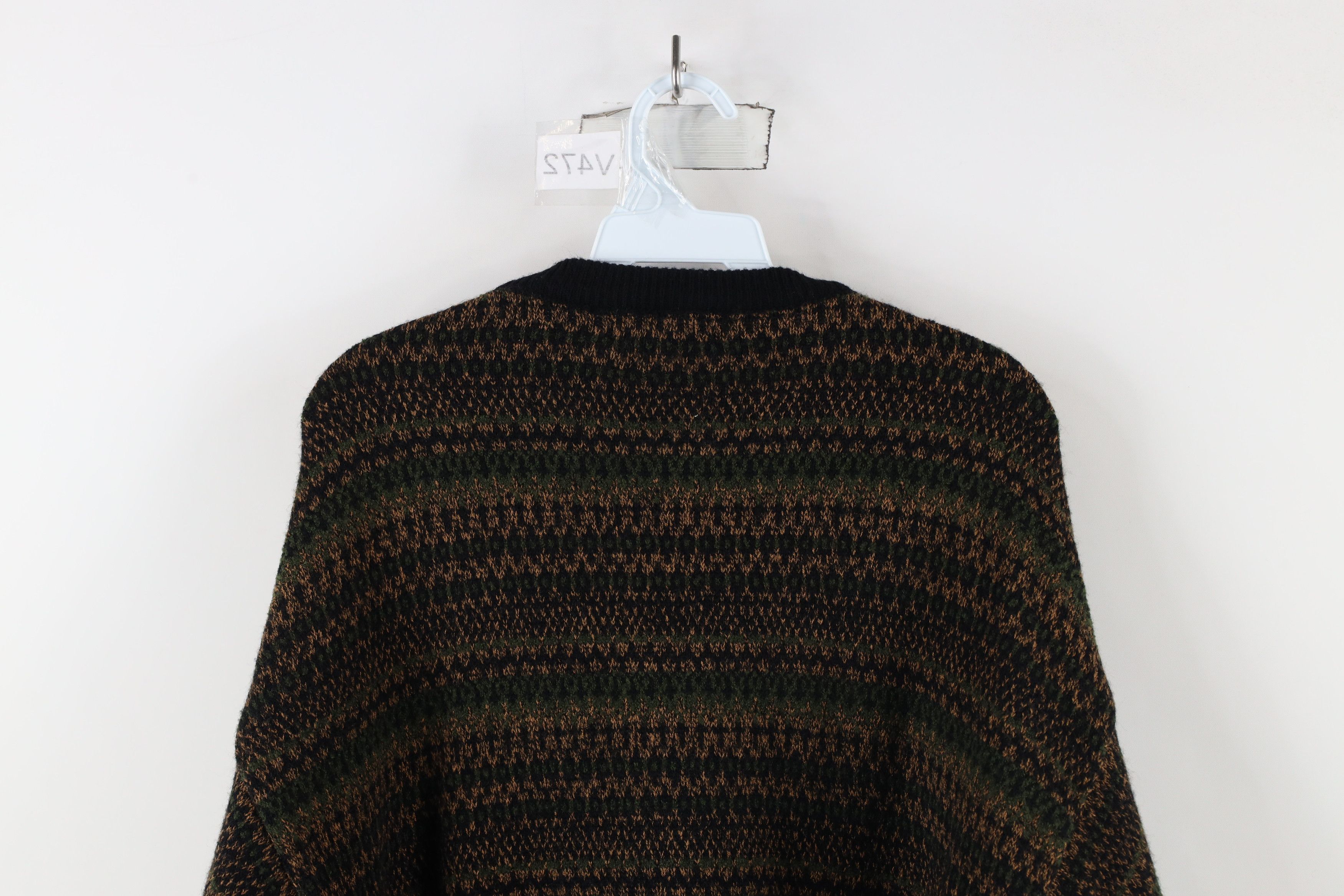 Vintage Vintage 90s Streetwear Knit Crewneck Sweater Earth Tone Size US L / EU 52-54 / 3 - 7 Thumbnail