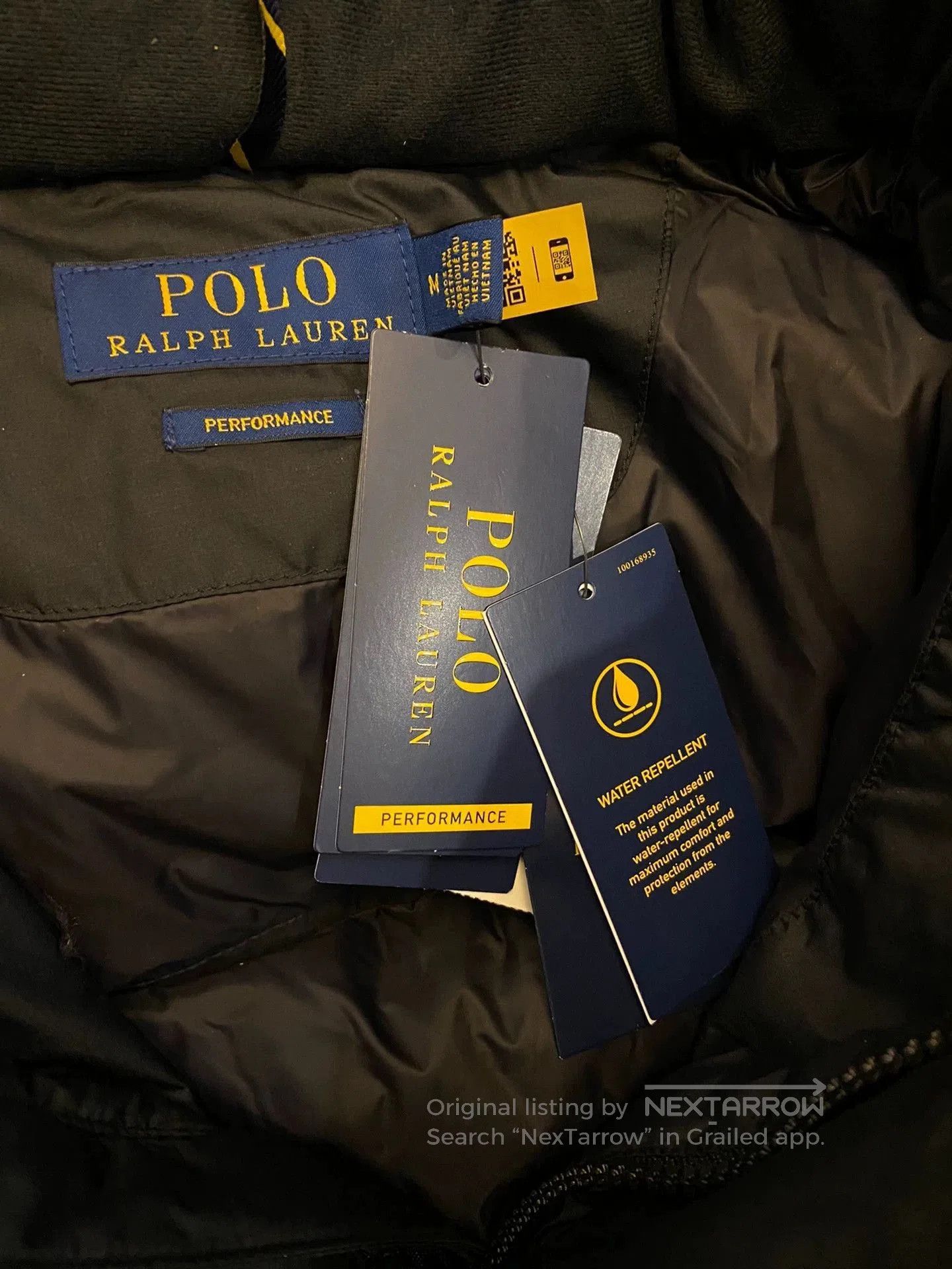 RRL Ralph Lauren Black Hooded Puffer Coat . Size US M / EU 48-50 / 2 - 5 Thumbnail