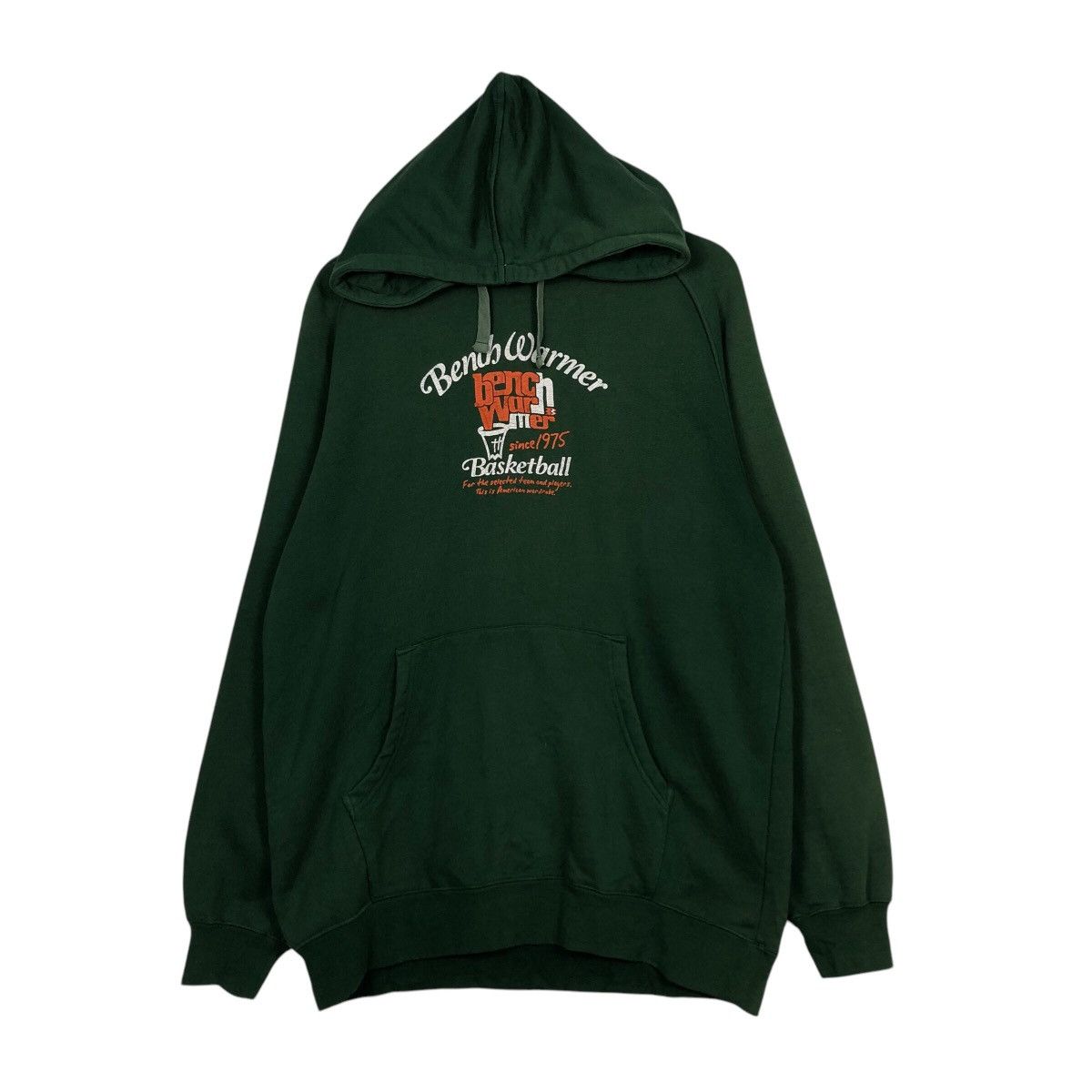 Japanese Brand × Vintage 📌Vintage Hoodie Pull Over Bench Warmer Basketball Big Logo Size US M / EU 48-50 / 2 - 2 Thumbnail