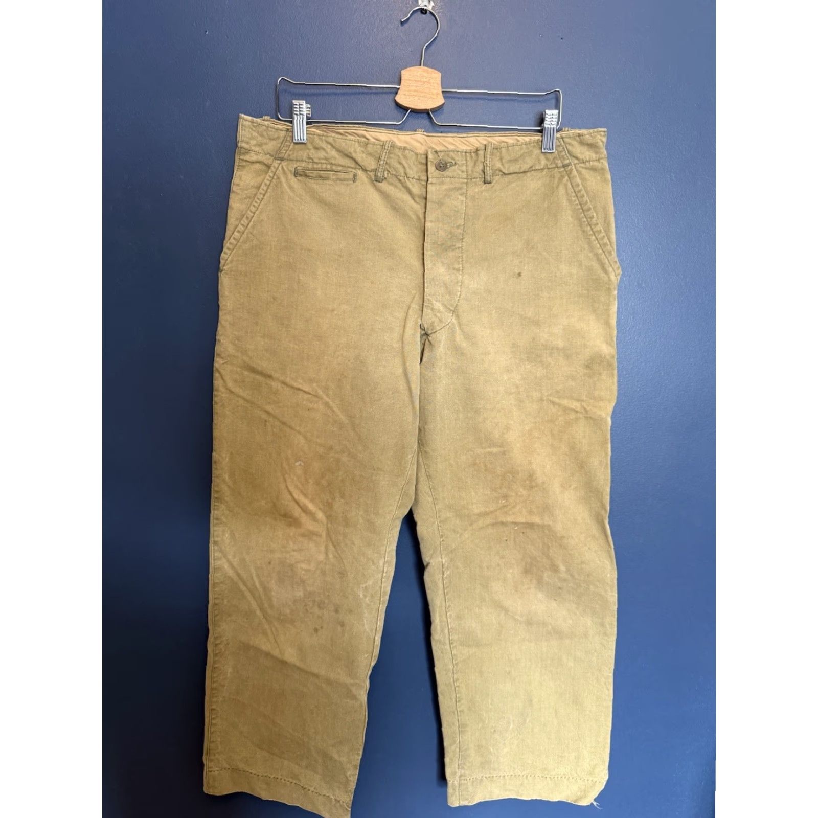 Vintage VINTAGE Sandhurst Sportswear Cotton Men’s Hunting Self Rapid Pants Sz 36 Mens 36/30 1950s Size US 36 / EU 52 - 3 Thumbnail