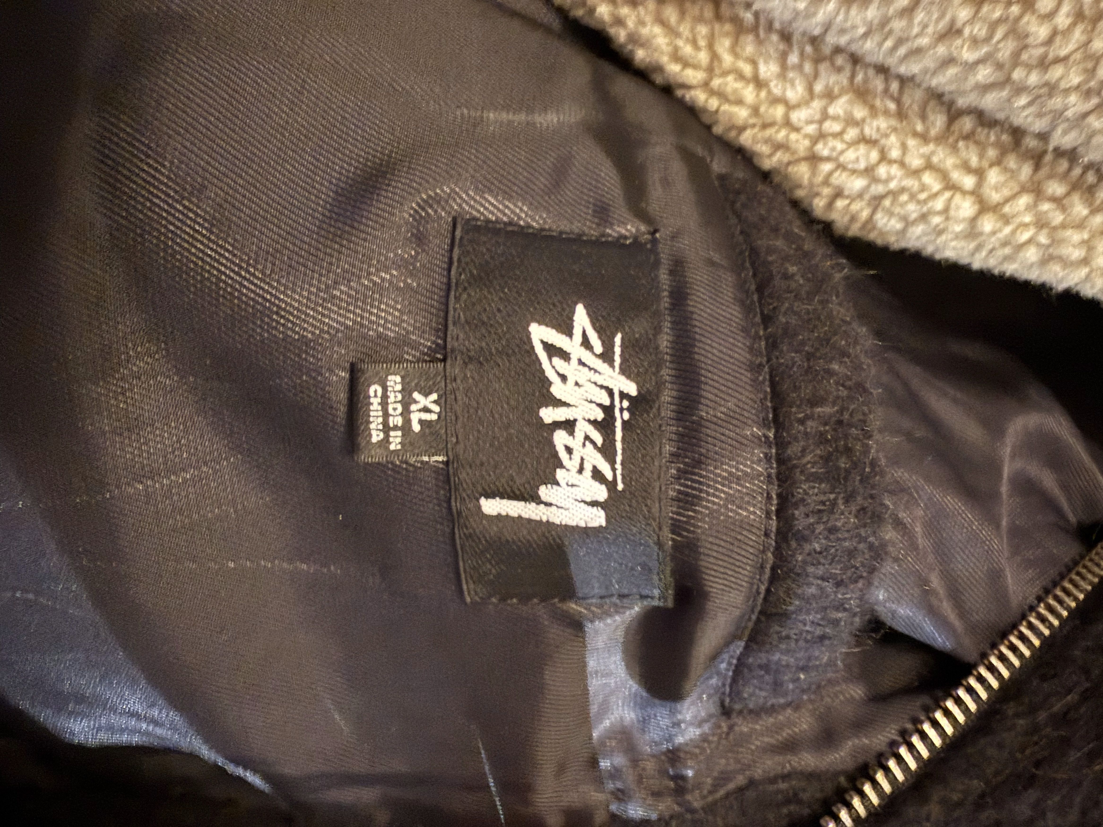 Stussy Stüssy Men's Black and Grey Jacket Size US XL / EU 56 / 4 - 6 Thumbnail