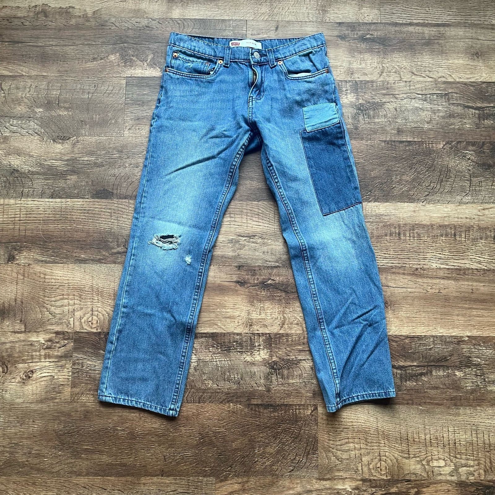 Levi's Levi's Jeans 511 Slim Womens 16 R 28W 28L Patch Distressed Size 38" / US 16 / IT 52 - 1 Thumbnail