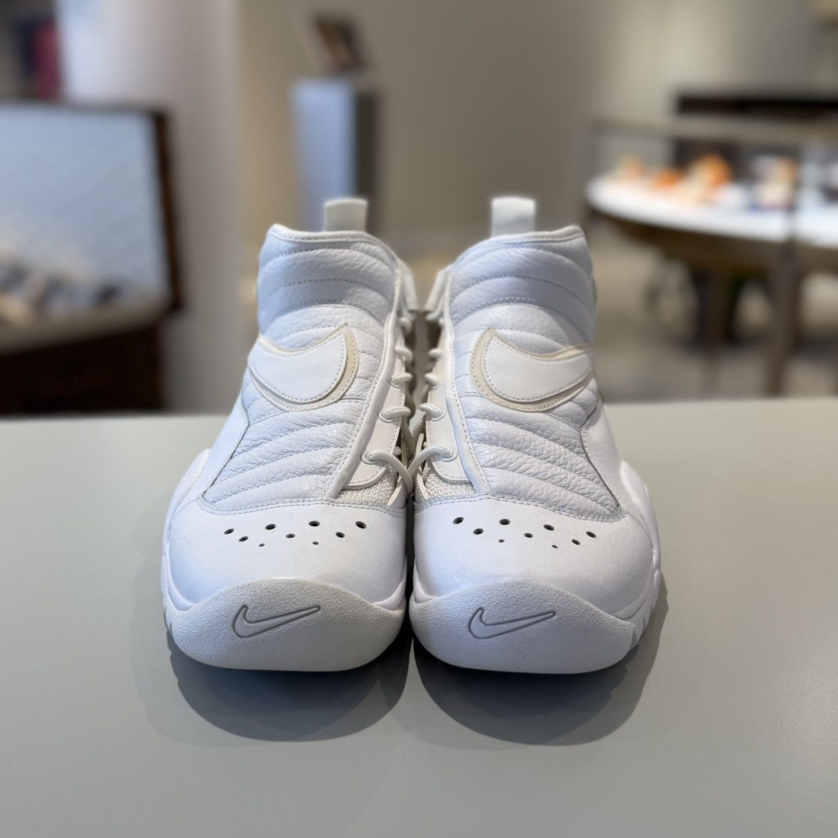 Nike Nike Air Shake NDestrukt Triple White Size US 11 / EU 44 - 1 Thumbnail