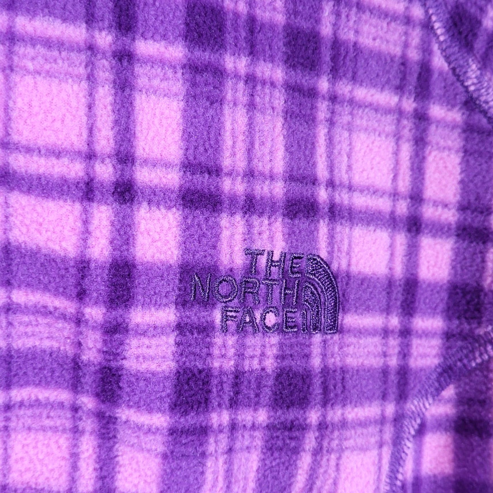 The North Face The North Face TKA 100 Fleece Pullover Womens S 1/4 Zip Plaid Purple Pink Jacket Pullover TKA100 Womens S Purple Plaid 1990s? Size S / US 4 / IT 40 - 5 Thumbnail