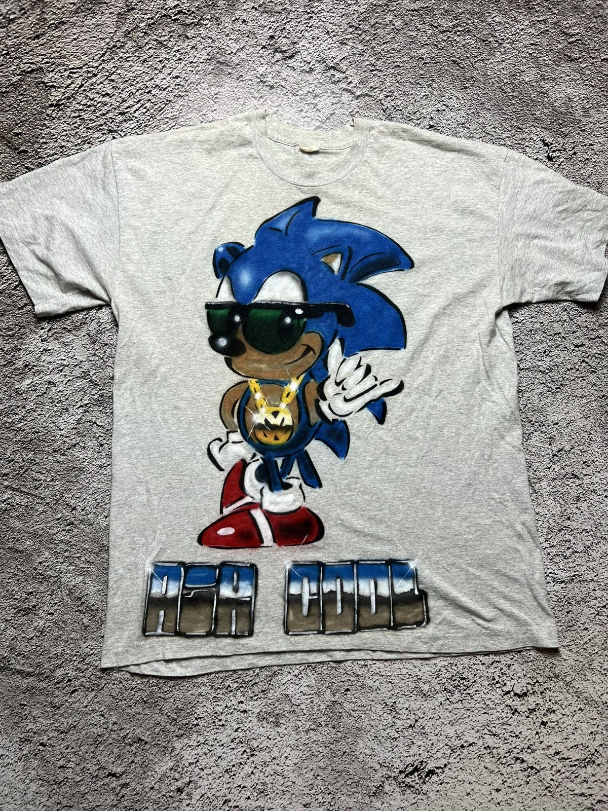 Other Early 90’s Rare single stitch Sonic the hedgehog t shirt Size US L / EU 52-54 / 3 - 1 Thumbnail