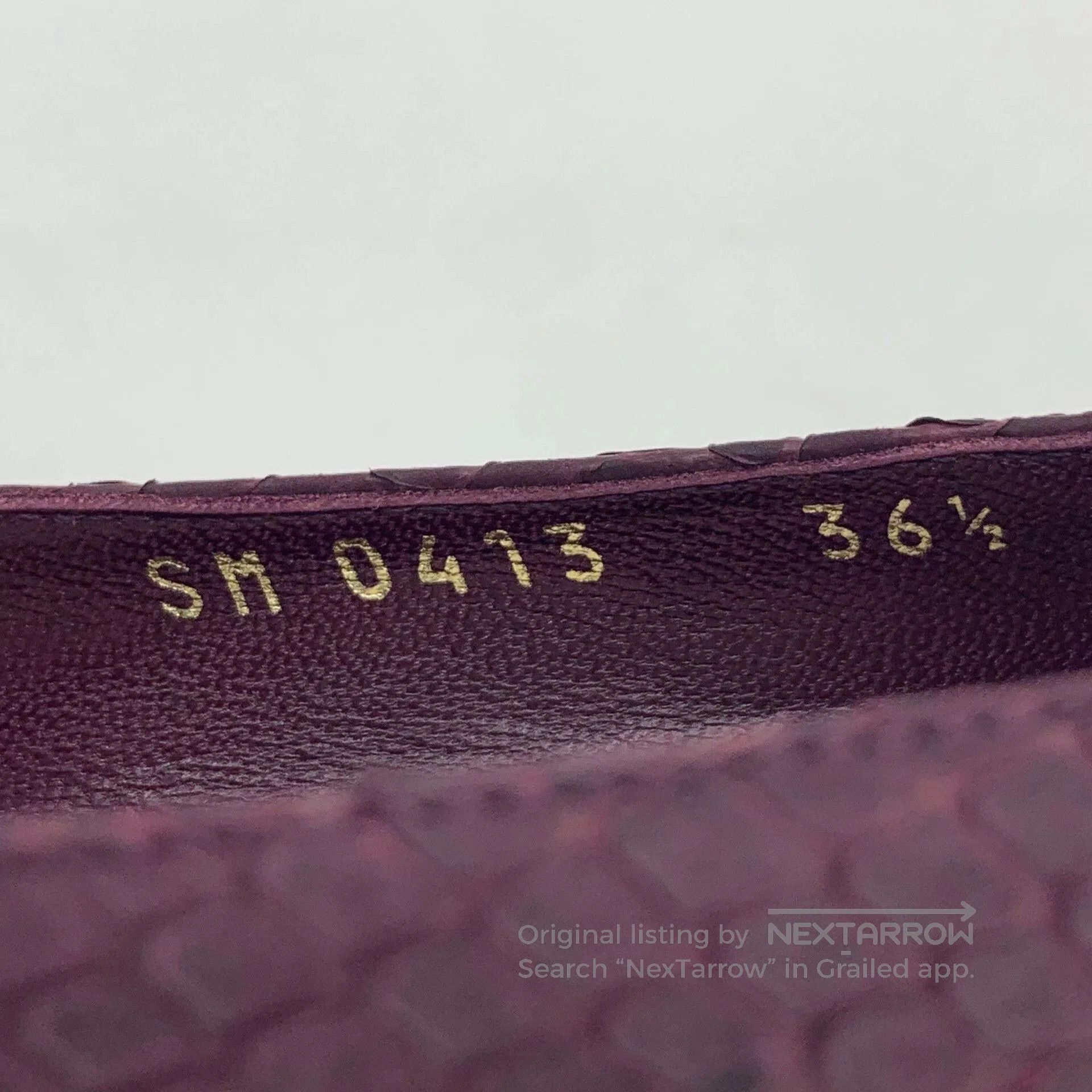 Dior Dior Purple Snakeskin Pointed Heels. Size US 5.5 / EU 38 - 6 Thumbnail