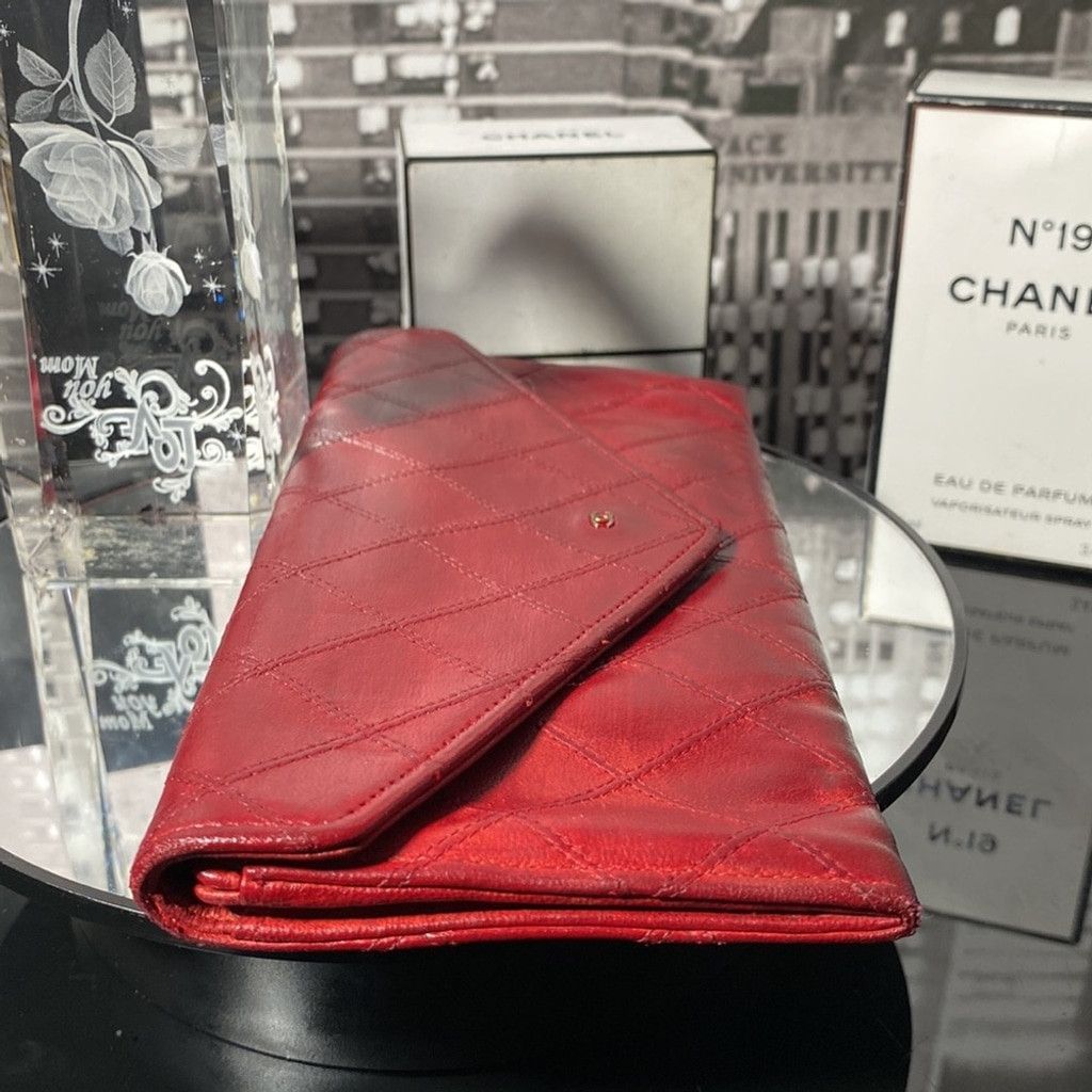Chanel Authentic CHANEL CC Quilted Leather Purse Wallet Size ONE SIZE - 15 Thumbnail