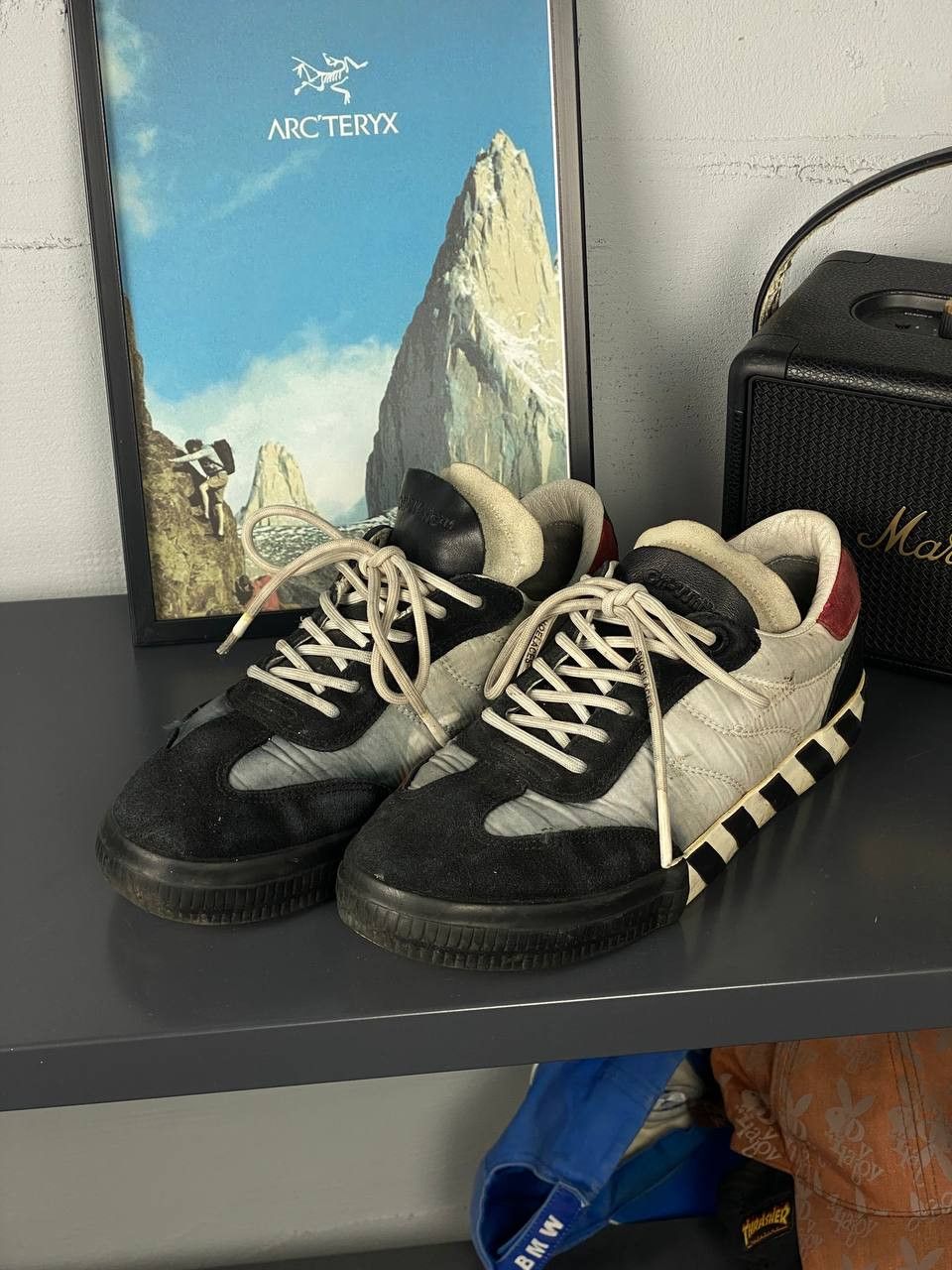Off-White × Virgil Abloh Off White Vulcanized Leather Low Sneaker Size US 8.5 / EU 41-42 - 2 Thumbnail