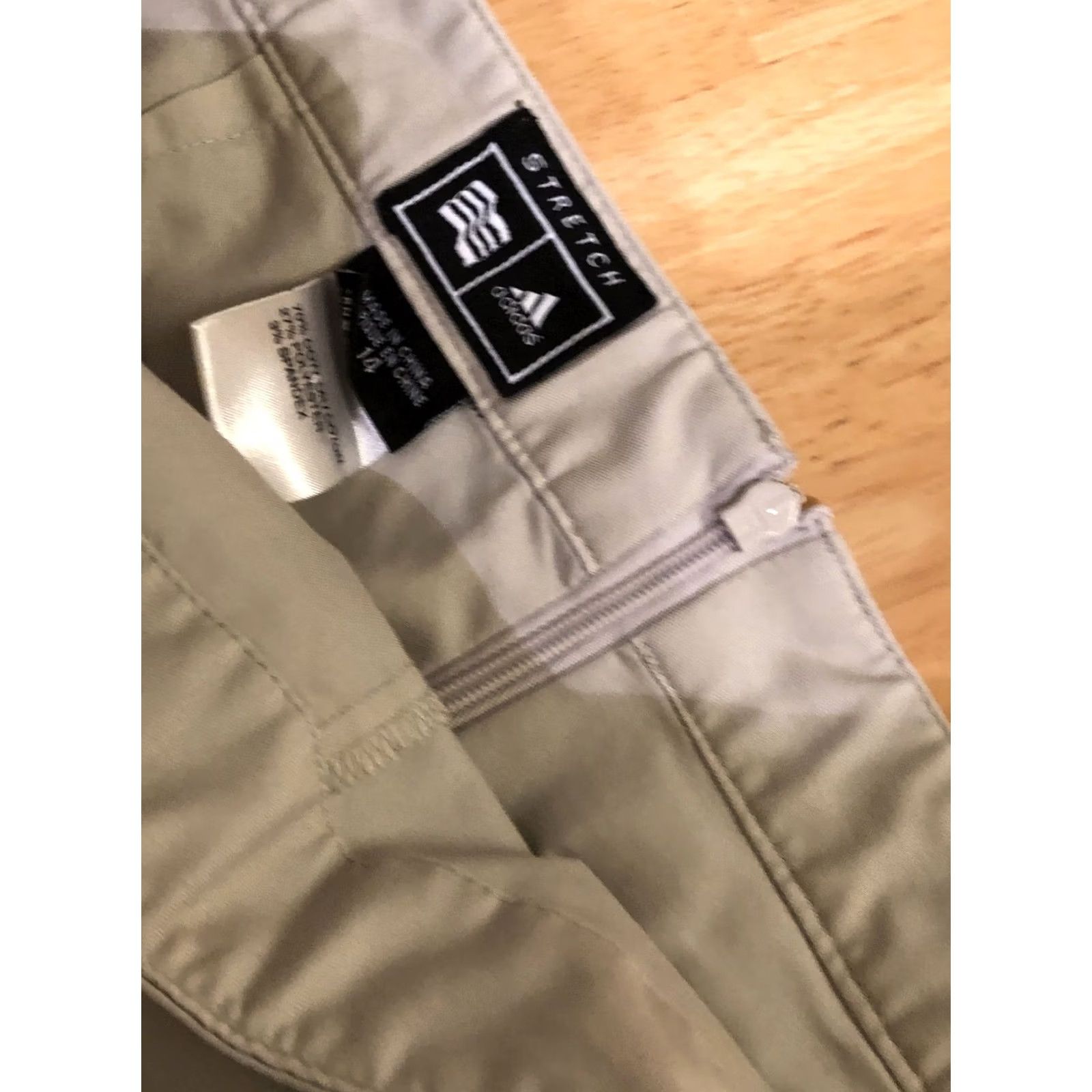 Adidas Adidas Skirt Skort Stretch Tennis Skirt Sz 14 Tan Khaki NC State Go Pack Womens 14 Tan Khaki Tennis Golf Skort Stretch State Theme Size 36" / US 14 / IT 50 - 5 Thumbnail