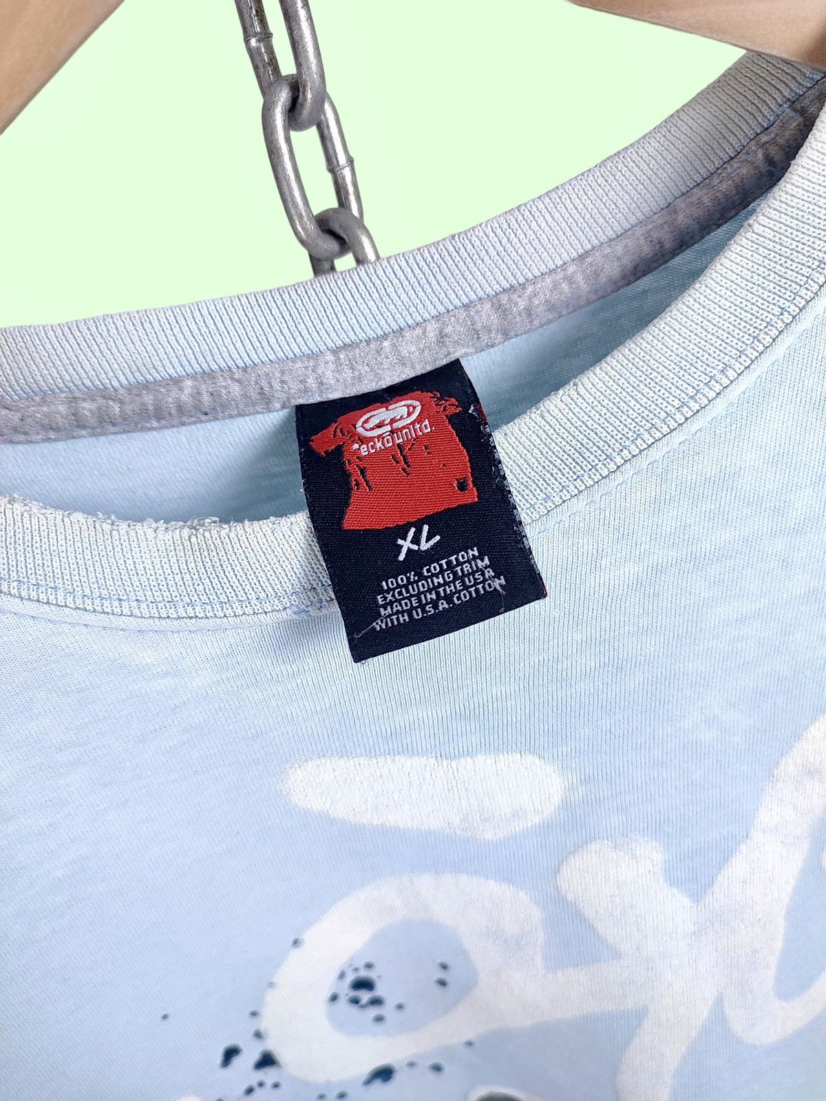 Ecko Unltd. Y2K Vintage Ecko Graffiti Distressed Print Hip-Hop Tee Size US XL / EU 56 / 4 - 12 Thumbnail