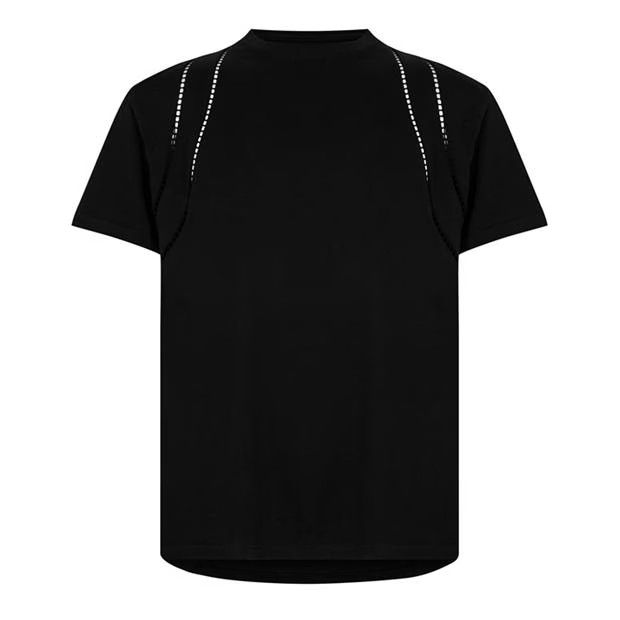image of Alexander Mcqueen O1G2R1Mq0324 T-Shirt In Black, Men's (Size Large)