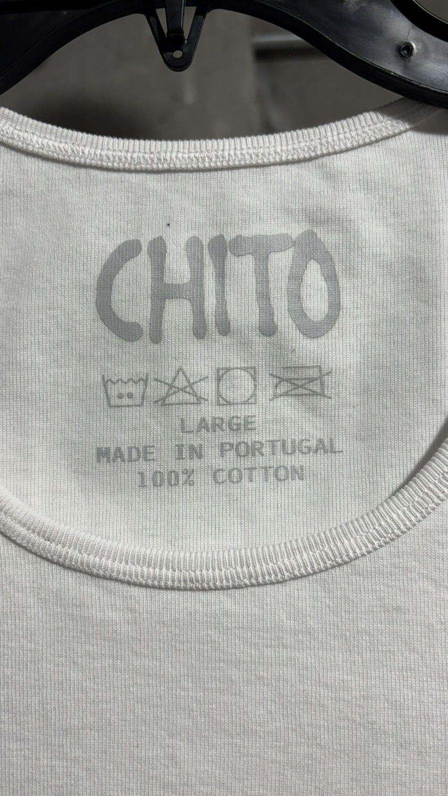 Chito Chito International White Tank Top Size US L / EU 52-54 / 3 - 5 Thumbnail
